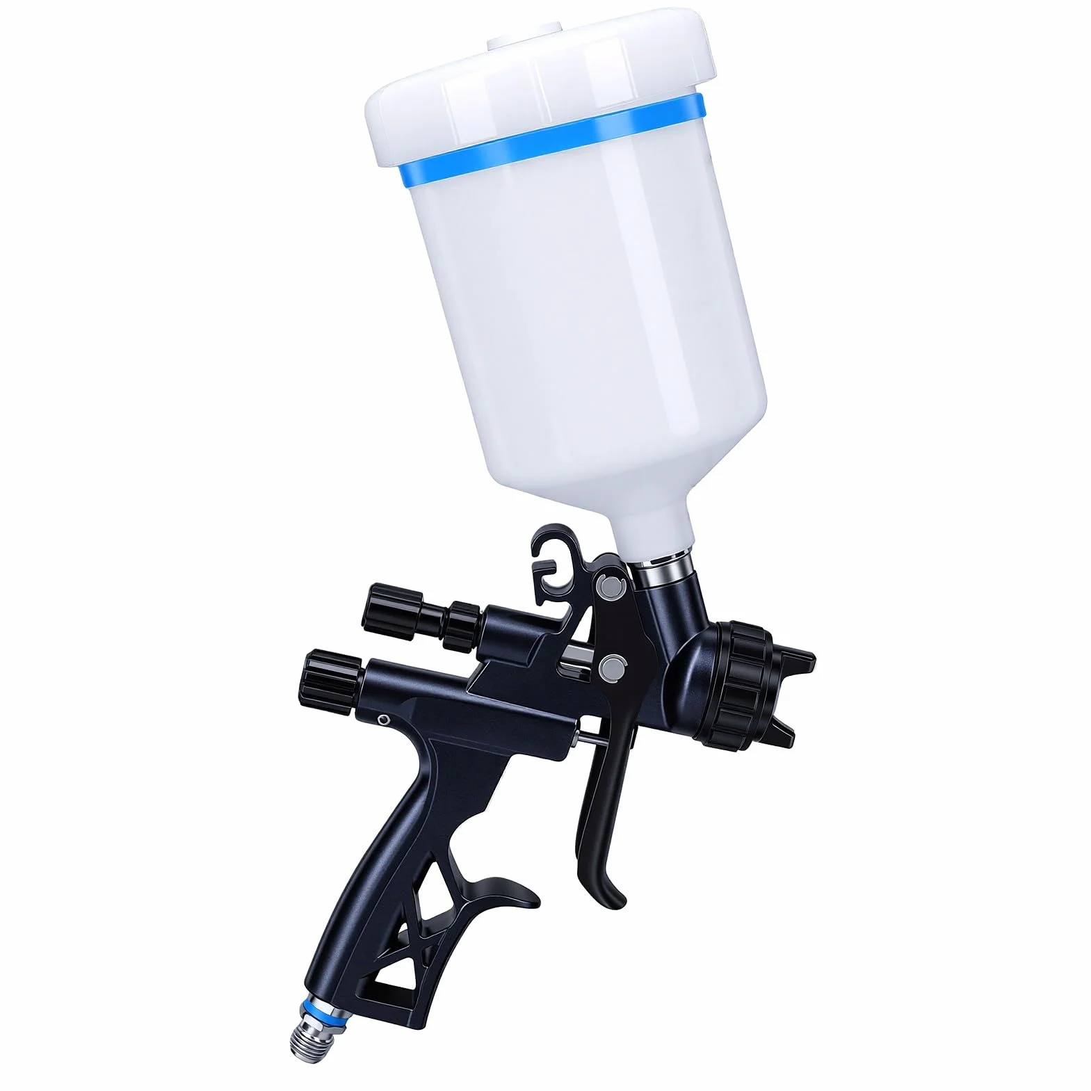 Generic Wysokowydajny Pistolet Natryskowy do zastosowań Motoryzacyjnych i Meblowych z dyszą 1,3 Mm i Kubkiem Wielokrotnego Użytku 600 Ml