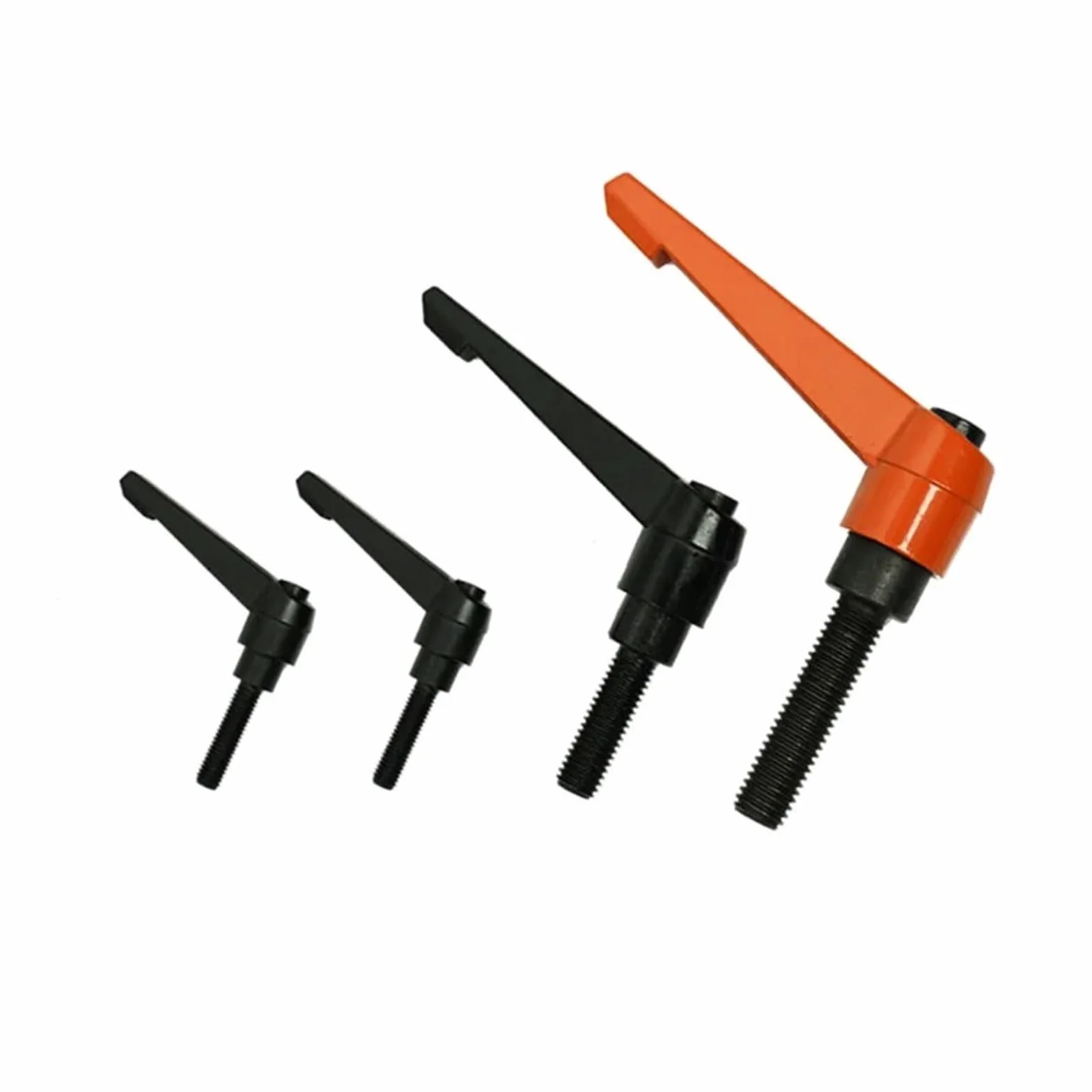 Dźwignia zaciskowa ze stali stopowej M4-M12 | Regulowana dźwignia zaciskowa do wyposażenia maszyn z bezpiecznym mechanizmem blokującym(Black,M10x70)