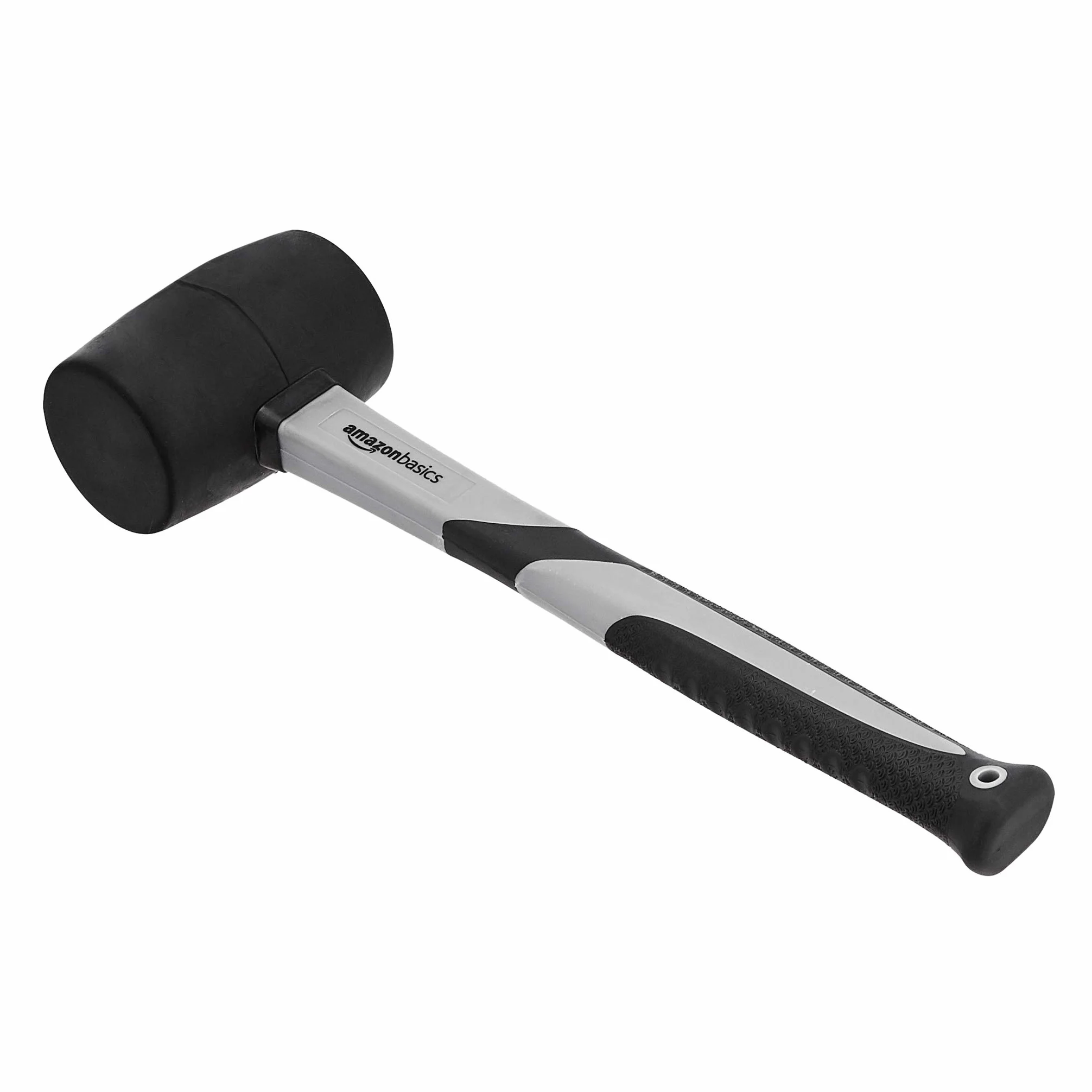 Amazon Basics – młotek z rączką z włókna szklanego, 450 g, czarny.