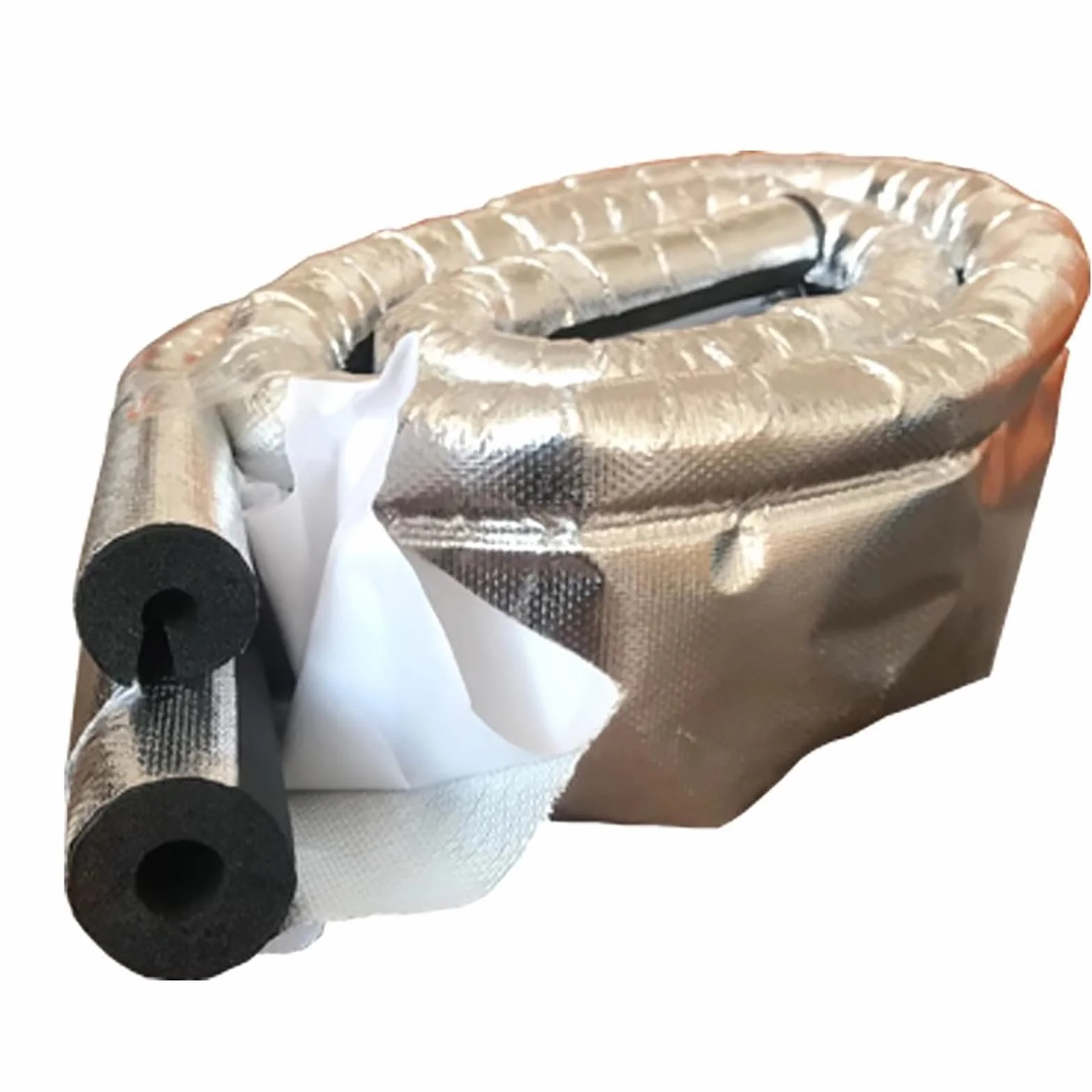 Pipe Insulation, pipe Sleeve Insulation Cotton, Self-adhesive pipe Wrapped foam pipe, Suitable for Air Conditioner Outdoor pipe, solar Water Heater Pipe(10 * 16mm/0.4 * 0.6in)