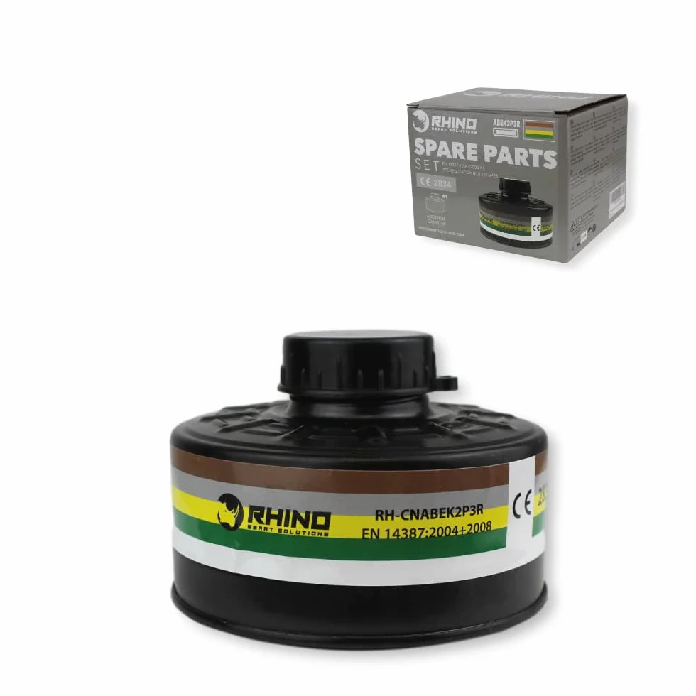 RHINO Smart Solutions Filtr ABEK2P3R z węglem aktywnym RD40 do masek RH-7011