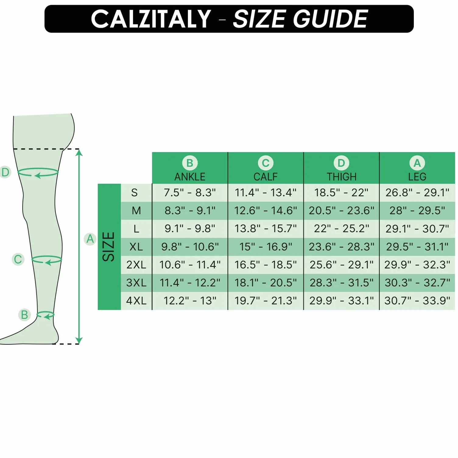 CALZITALY 1/2 pary Pończochy Medyczne samoregulatory podtrzymujące mocne otwarta końcówka kompresyjna 15-21 mm/Hg | Czarny, naturalny | S, M, L, XL | 140 DEN | Wyprodukowano we Włoszech