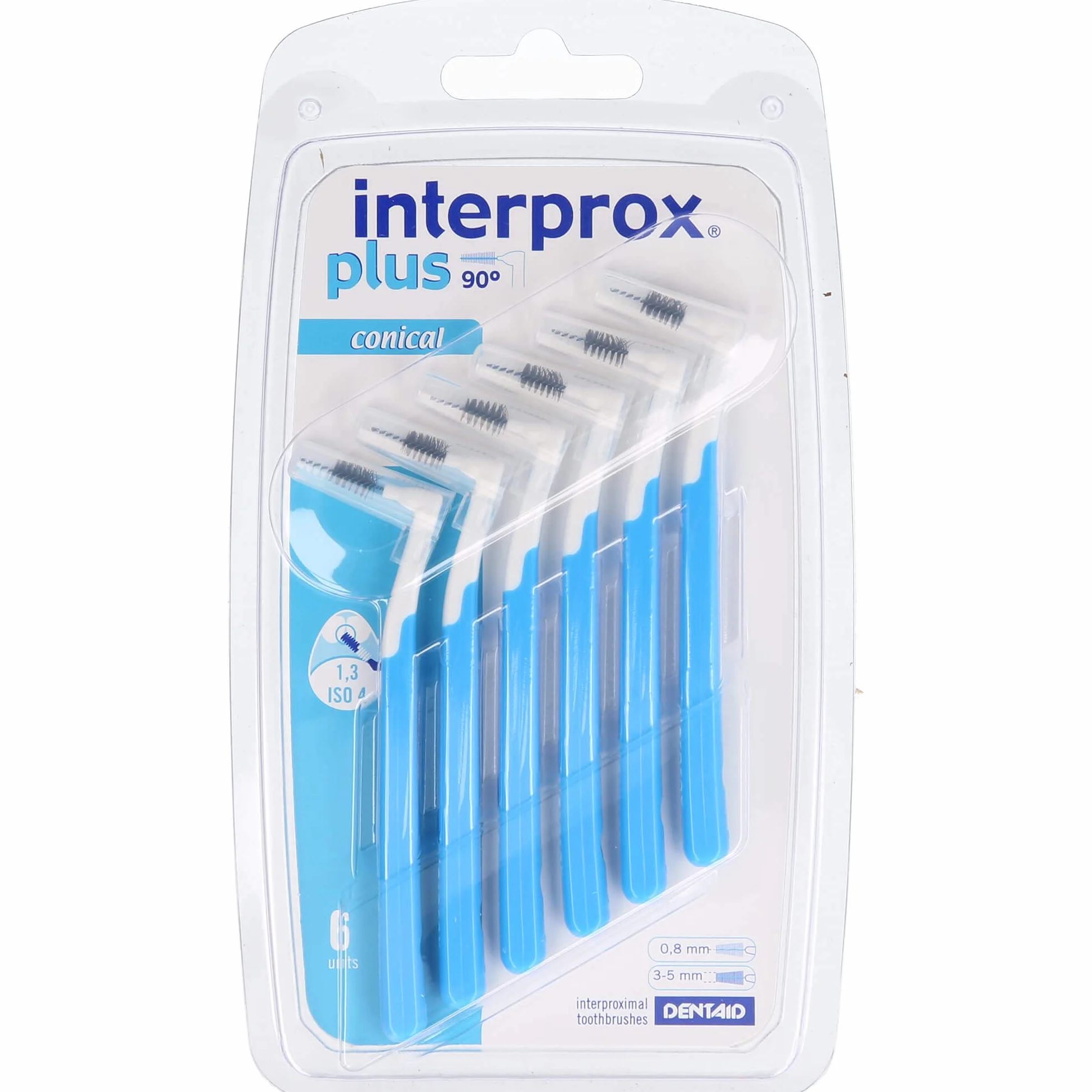 interprox plus conical Zahnzwischenraumbürstchen, 6 Sztuka Szczoteczki międzyzębowe
