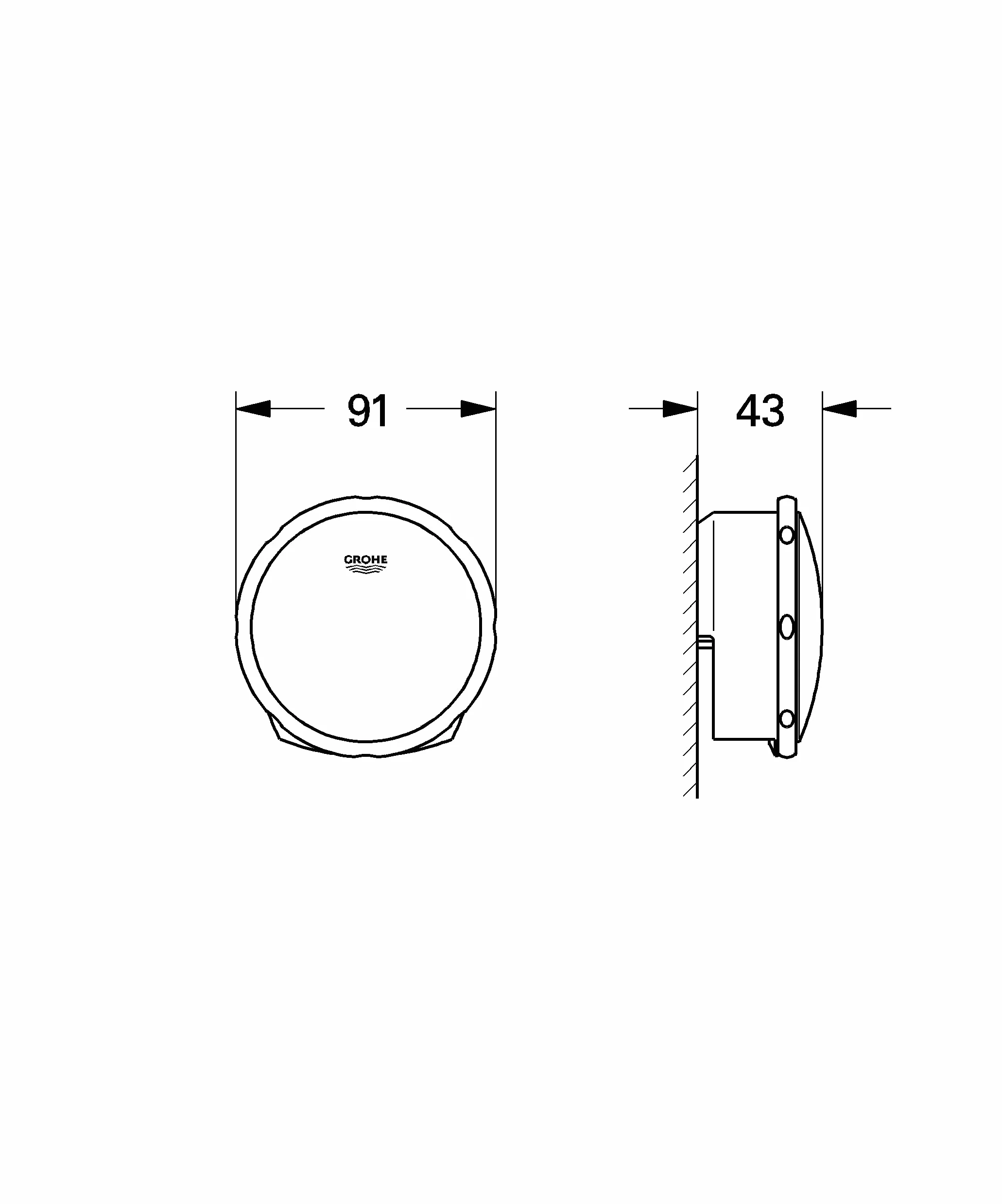 GROHE Talentofill zestaw do napełniania wanny, odpływu i przelewu (trwała powierzchnia, z akcesoriami montażowymi), supersteel, 19952DC0