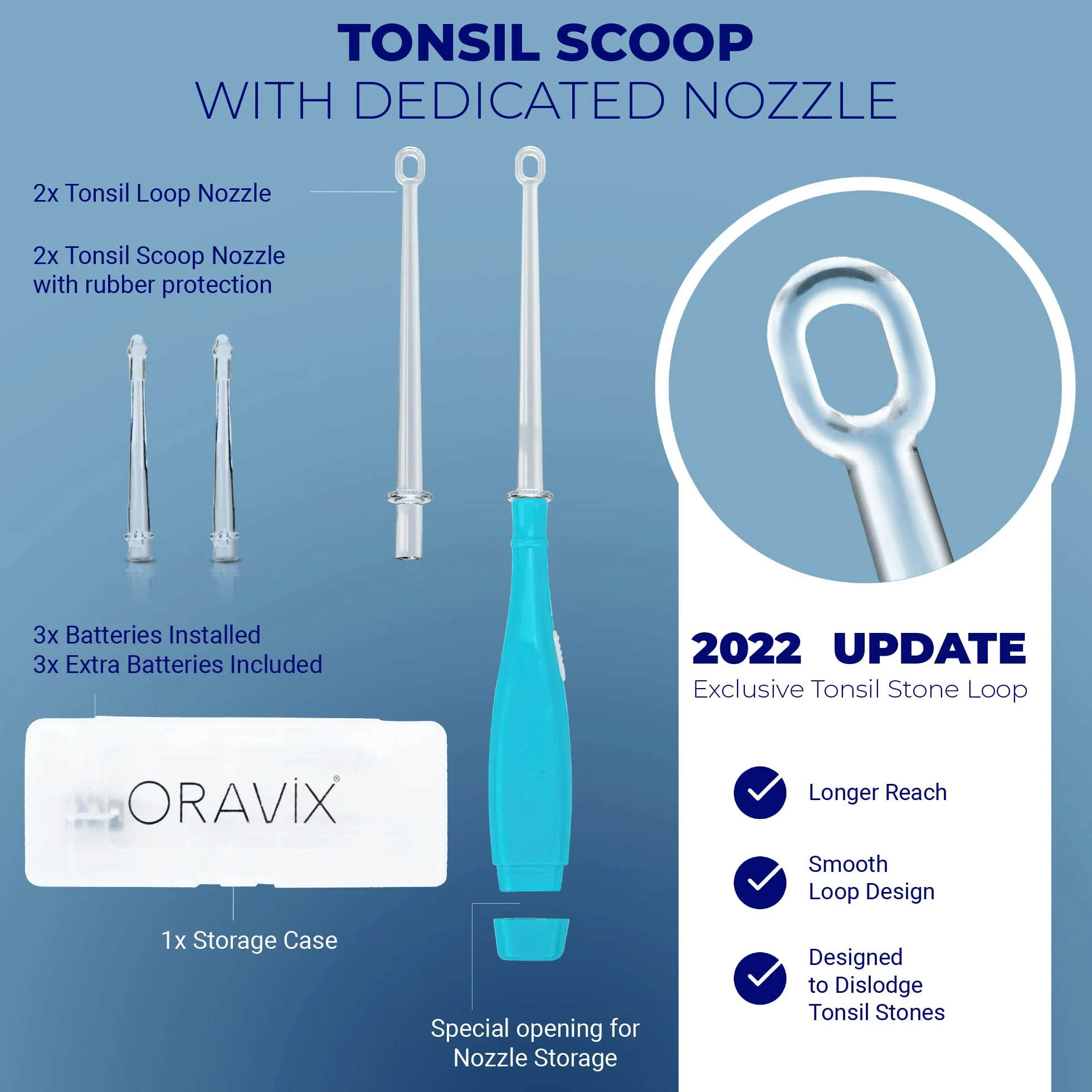 ORAVIX - Tonsil Scoop Pack - 2