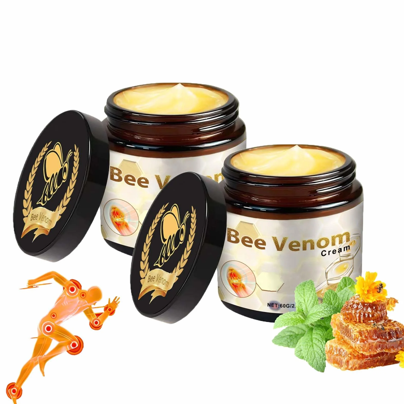 Bee Venom Joint Cream krem z jadem pszczelim do stawów 2 sztuki