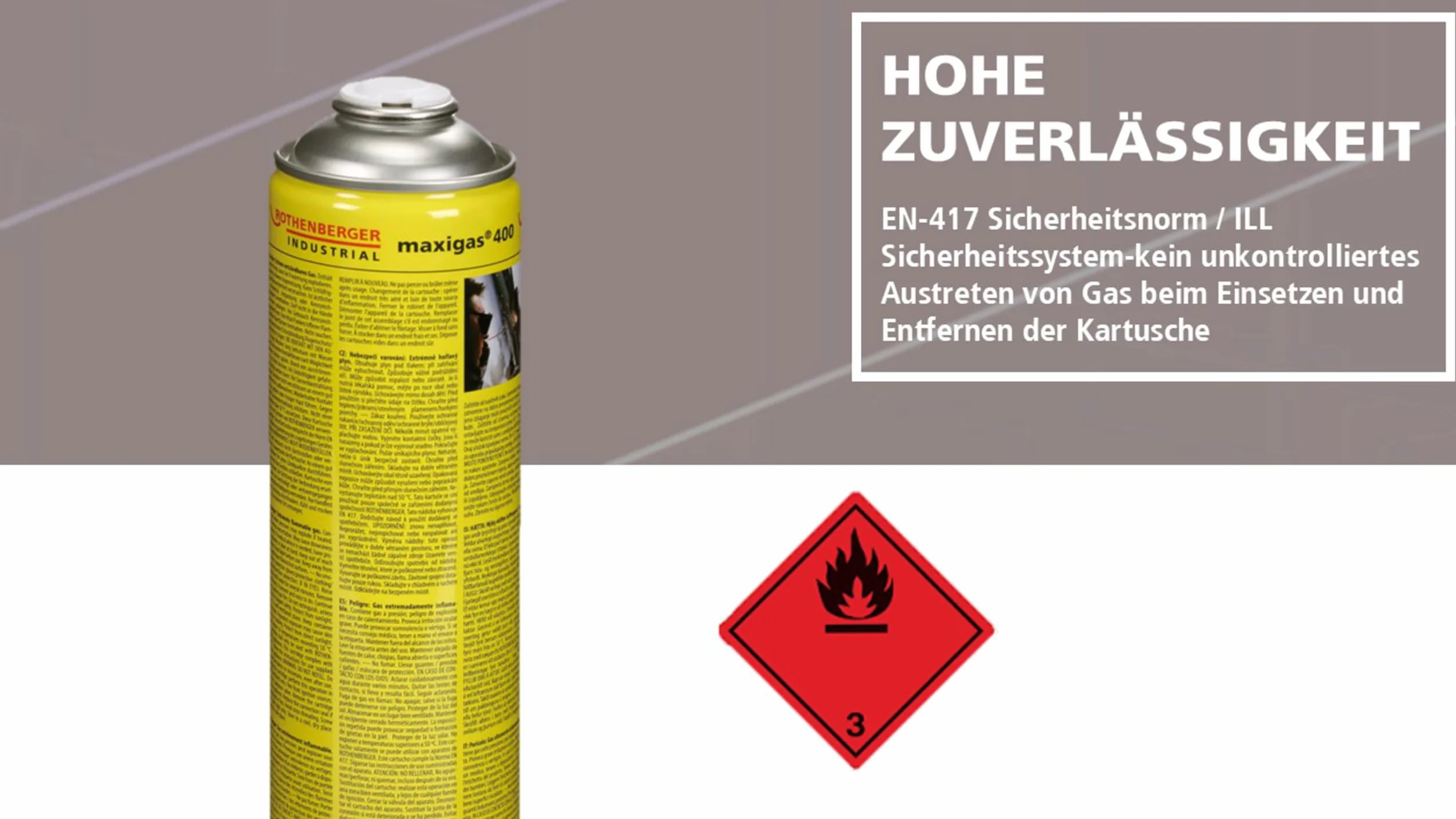 ROTHENBERGER Maxigas 400 Wkład Gazowy Paliwowy 600Ml 35570
