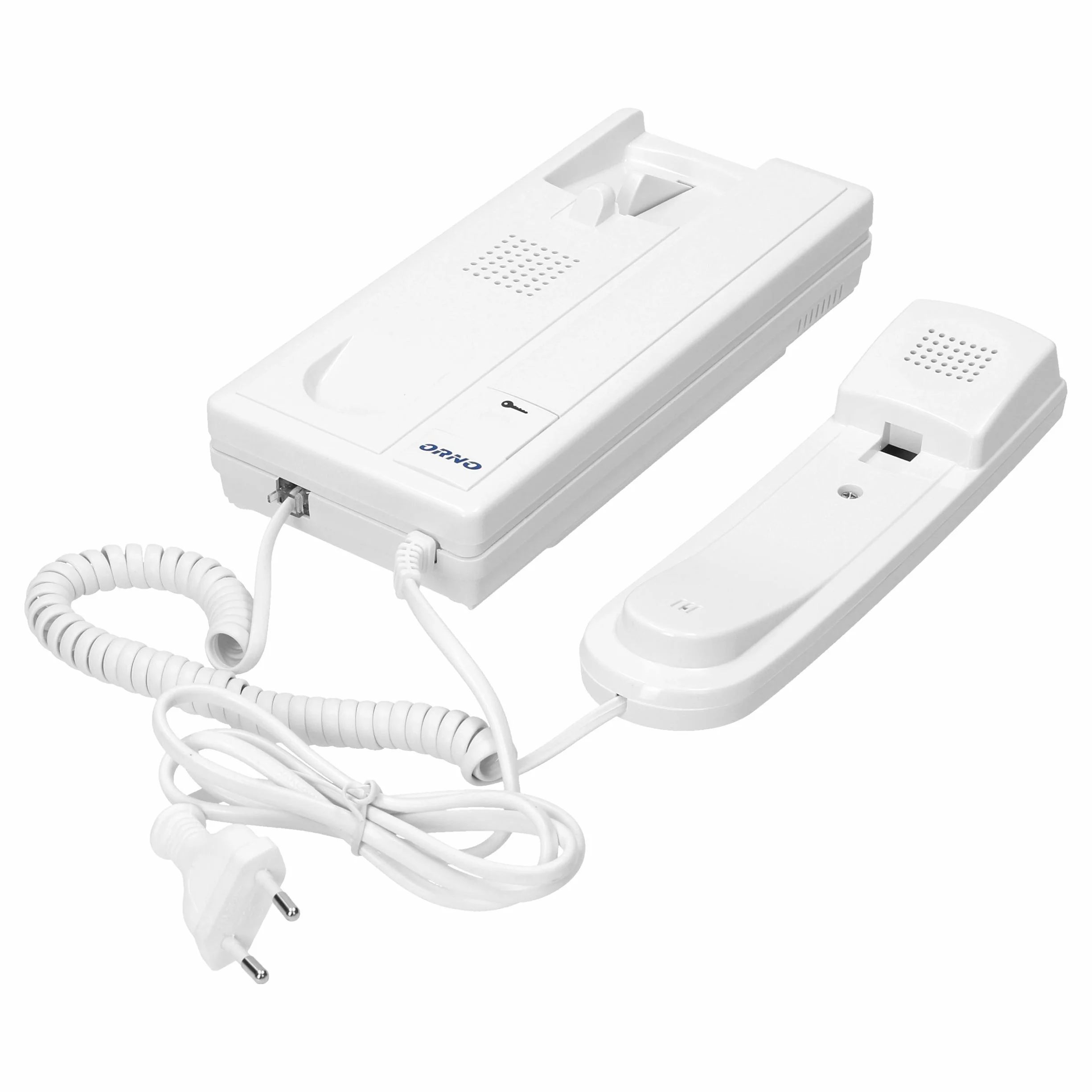 ORNO Fossa domofon 1 jednorodzinny do podtynkowego, 4-przewodowy, 230 V AC, podświetlenie tła (domofon)