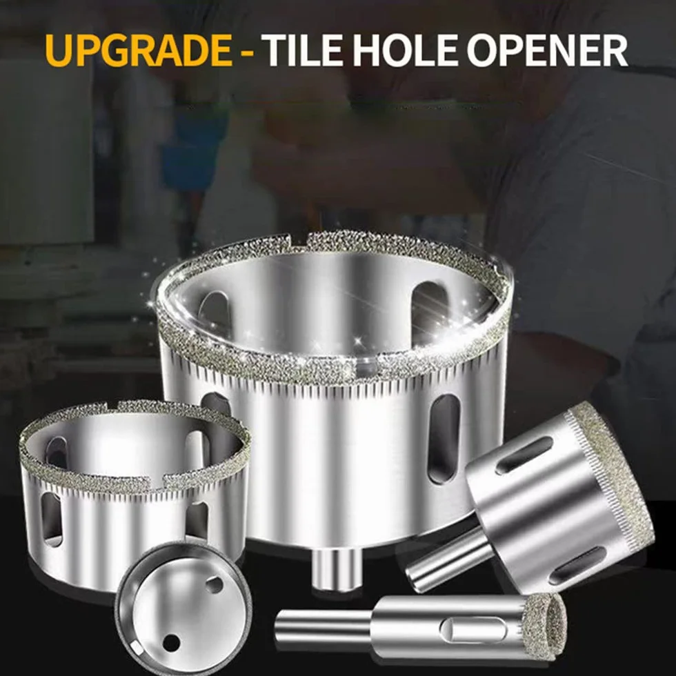 6-180mm diamentowe wiertło do szkła płytki marmurowe szklane ceramiczne otwornice wiertła narzędzia tnące wiertło diamentowe do elektronarzędzi, 130mm