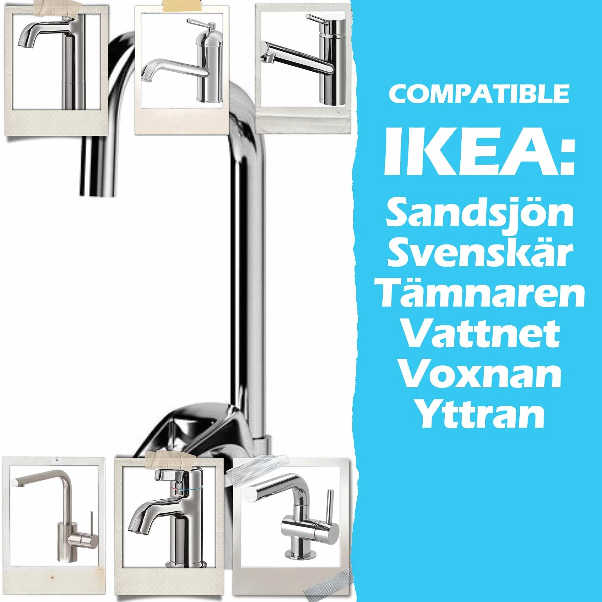 Adapter miksera M18.5 - M22 do baterii kuchennych i łazienkowych IKEA oraz GROHE, Neoperl TJ, filtr BRITA