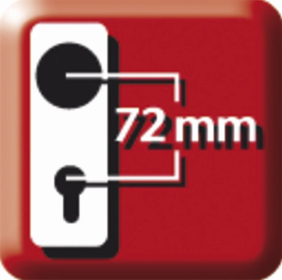 ABUS Okucie ochronne drzwi KLZS714 FS1 z osłoną cylindra - srebrne - 42555