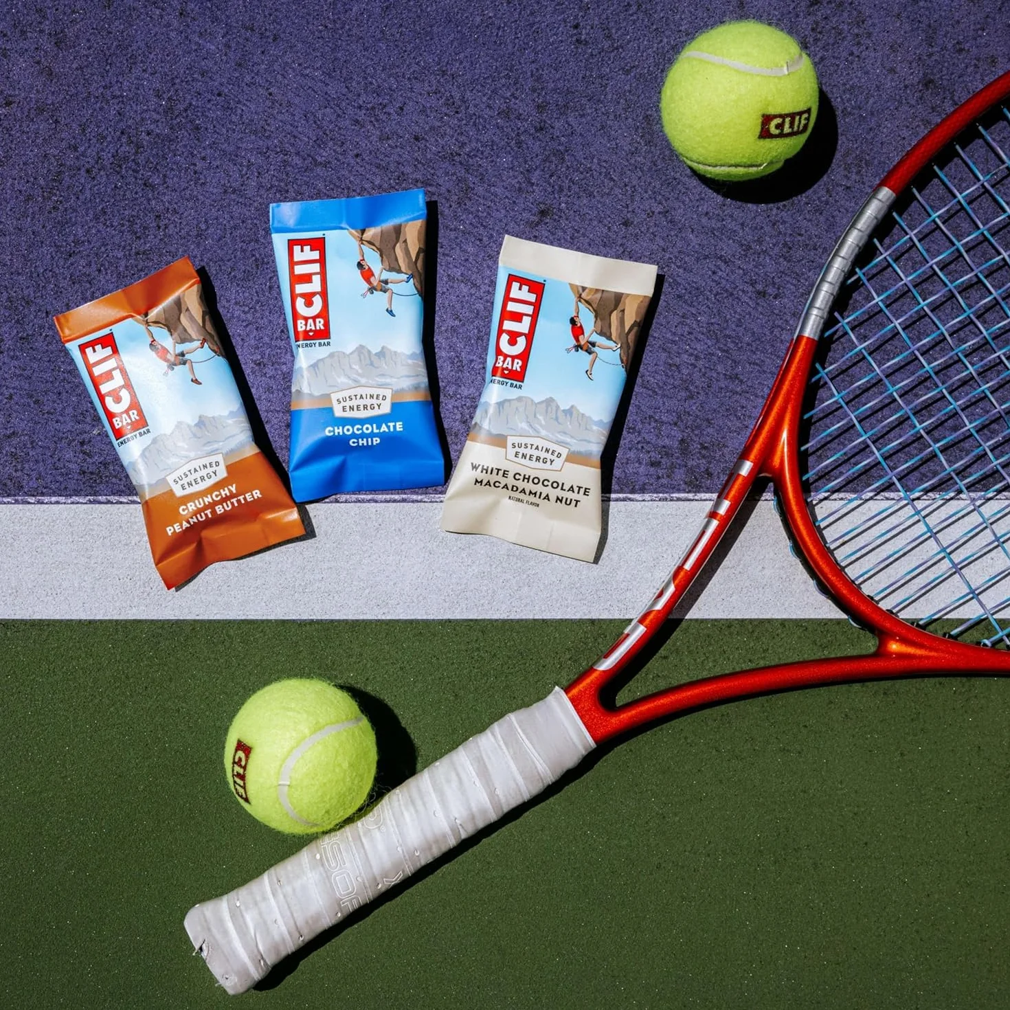 CLIF Bar White Chocolate Macadamia, 12x68g