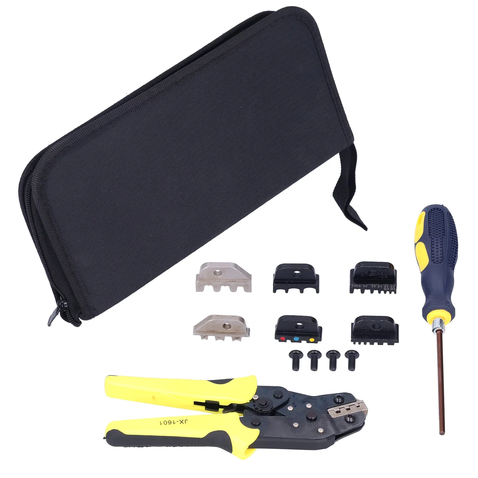 Zestaw narzędzi do zaciskania drutu Profesjonalne szczypce do ściągania izolacji ze stali nierdzewnej z wymiennymi szczękami dla elektryków Projekty ulepszeń w domu