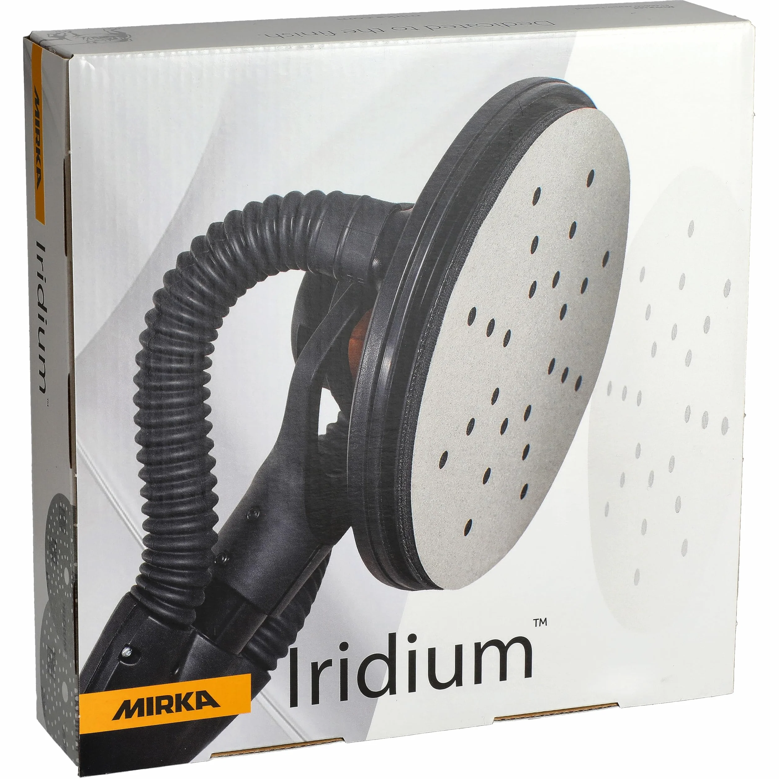 Mirka papier ścierny Iridium 225 mm 24 otwory rzep P120 25 szt | Do szlifierek do suchej zabudowy szlifowanie farb szpachli podkładów drewna stali materiałów mineralnych