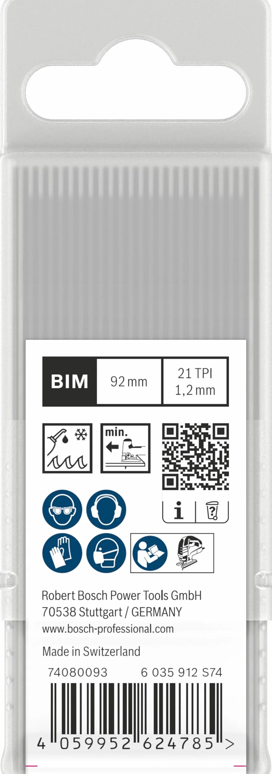 Bosch 25x PRO Metal Medium T121AFC brzeszczot do wyrzynarki (do blach stalowych, blach stalowych, długość 92 mm, profesjonalne akcesoria do wyrzynarki)
