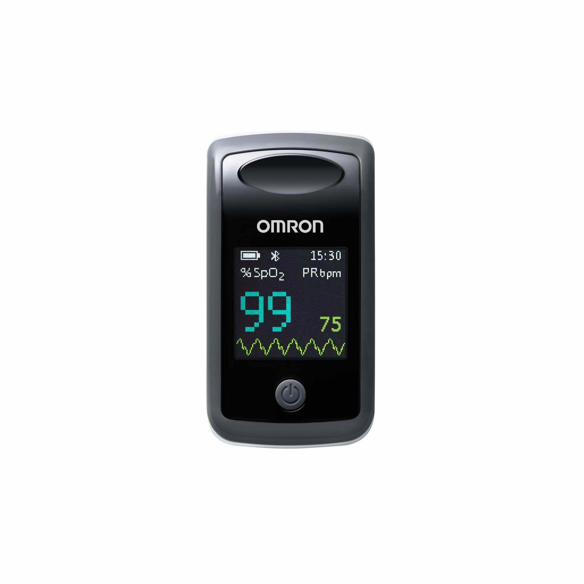 OMRON P300 Intelli IT Pulsoksymetr napalcowy Bluetooth do pomiaru nasycenia tlenem (SpO2) z powiązaną aplikacją