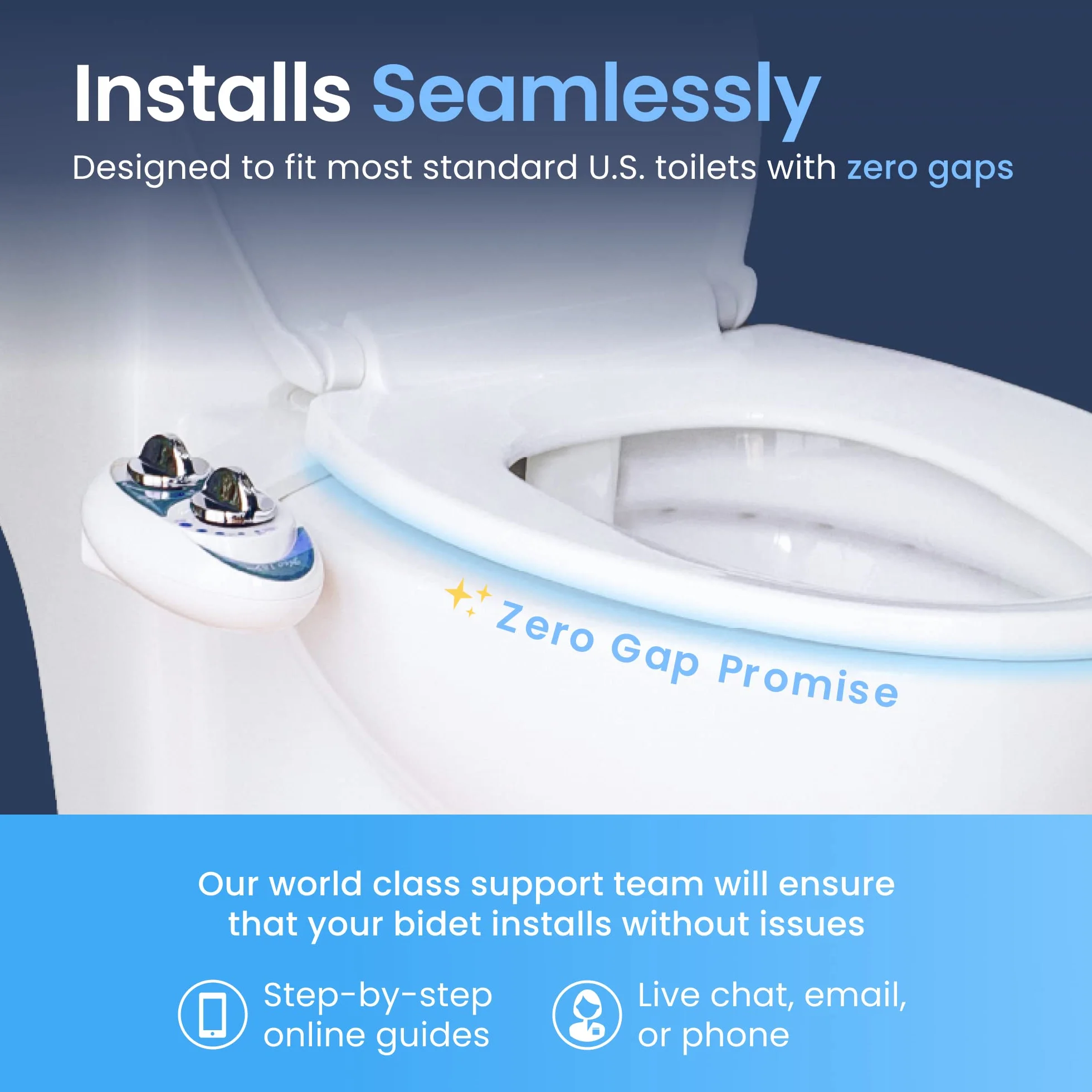 Luxe Bidet Neo 120 biały bidet Neo120sww bidet, 43 x 25 x 7,6 cm