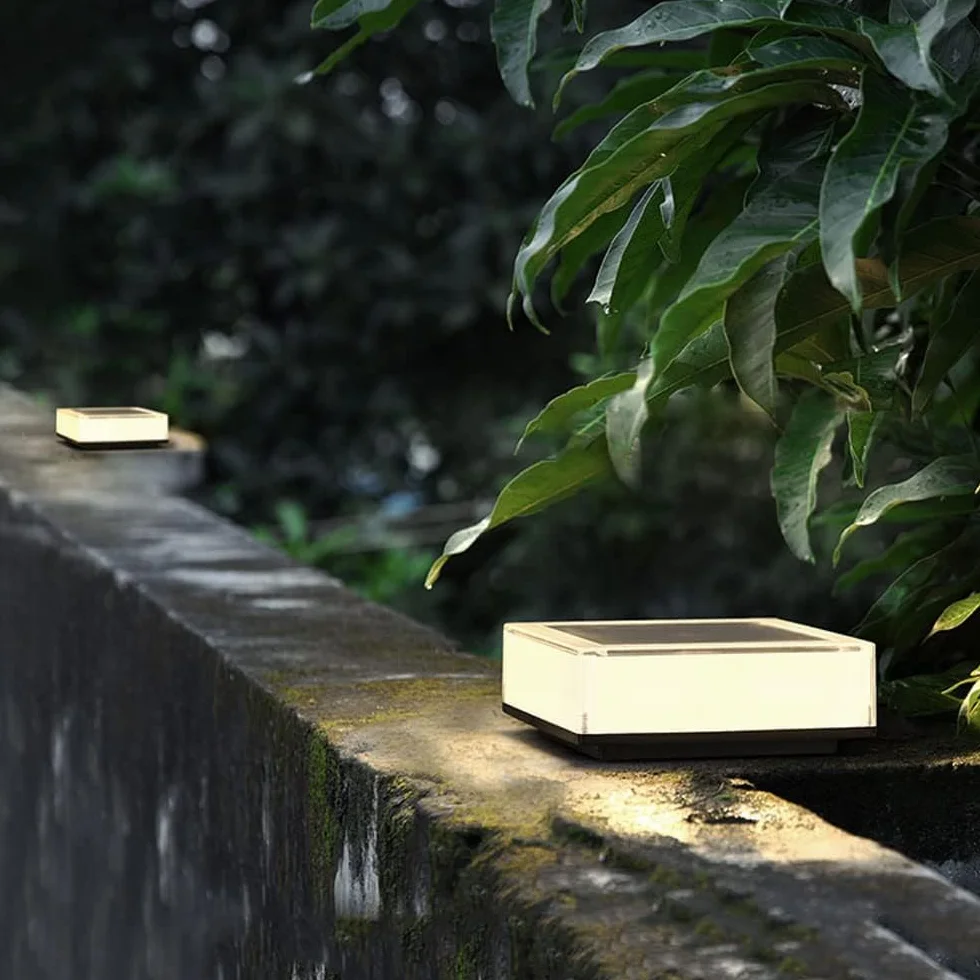 2-Pak Mocnych Lamp Solarnych Na Słupki Ogrodzeniowe, Nakładki Na Słupki, Lampy Solarne Led, Oświetlenie Zewnętrzne, Słupki Bramowe, Nowoczesne Kwadratowe, Cienkie, W