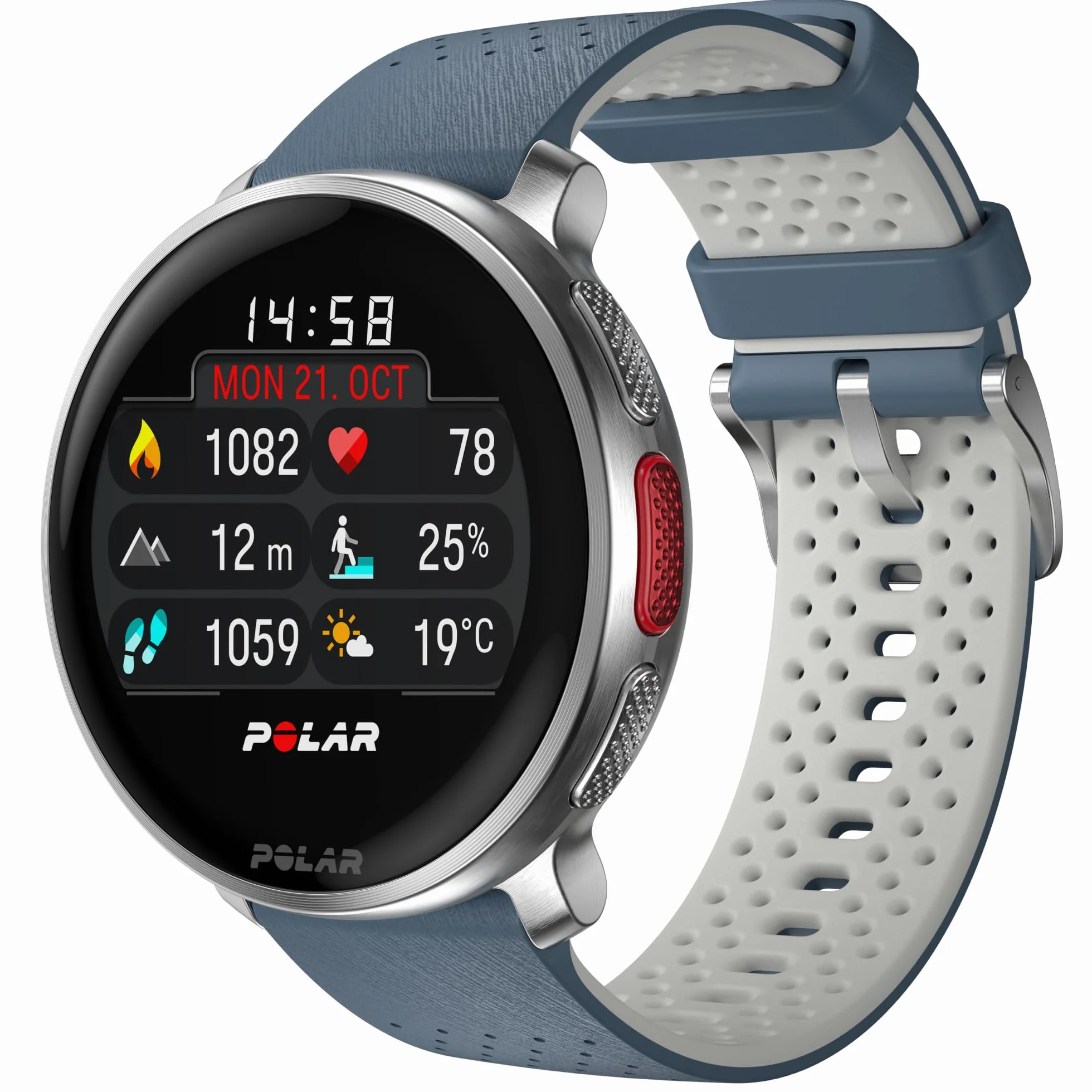 Polar Vantage V3, zegarek sportowy z GPS, zaawansowany czujnik tętna i wydłużony czas pracy baterii, smartwatch dla mężczyzn i kobiet, mapy offline, zegarek do biegania, zegarek do triathlonu