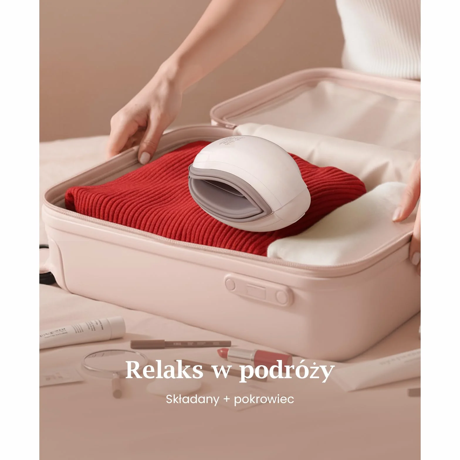 Bob and Brad EyeOasis 3 Masażer do oczu z funkcją podgrzewania, kompresją powietrzną i muzyką, składany i ładowalny Eye Massager na zmęczone i suche oczy, do relaksu przed snem