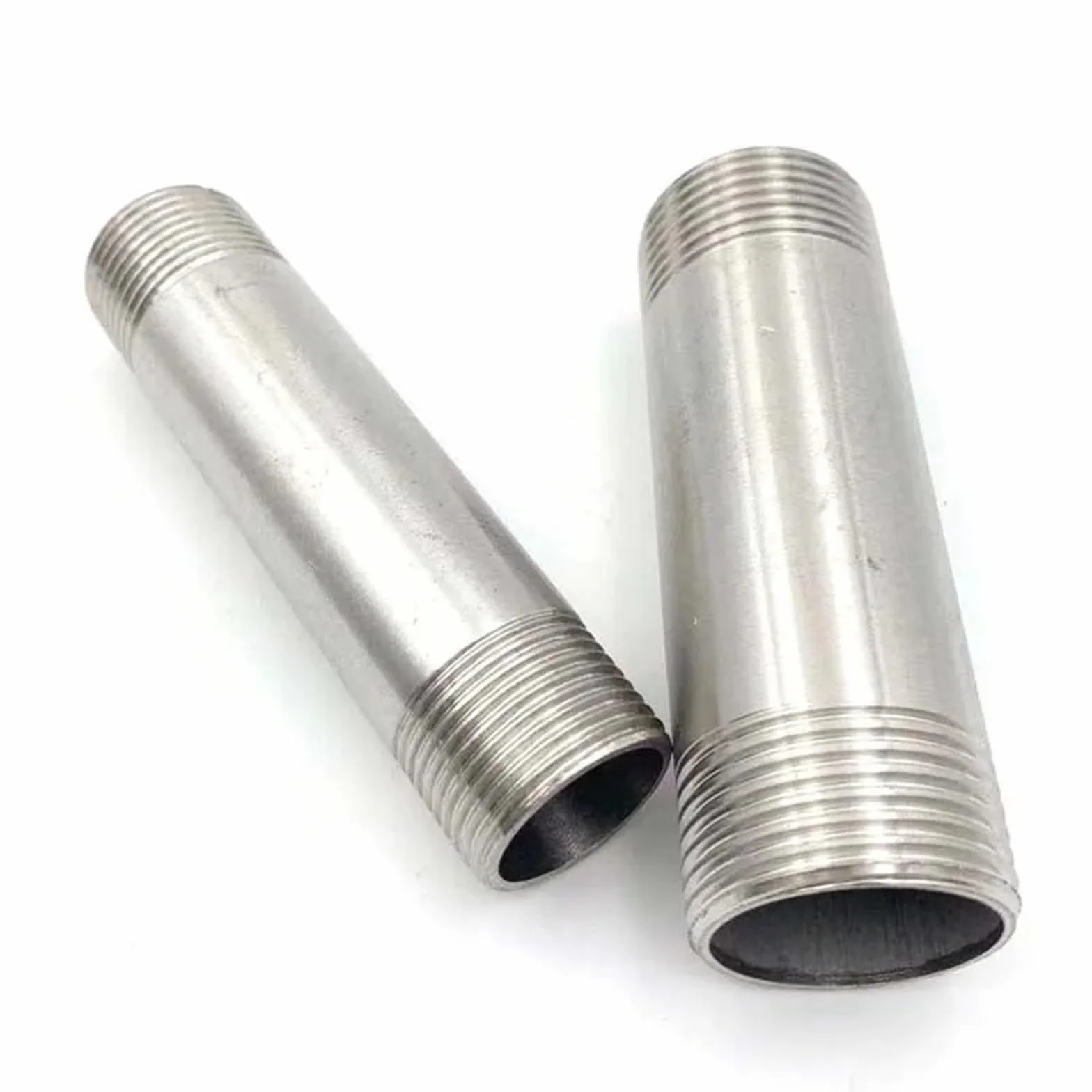 Adaptery do przyłączy rurowych Długość 100/150/200/300 mm 1/4" 3/8" 1/2" 3/4"-2” Gwint męski BSP Długi nypel 304 Złącze rurowe ze stali nierdzewnej Adapter gwintowany Rura(300mm Length 1-1/2")
