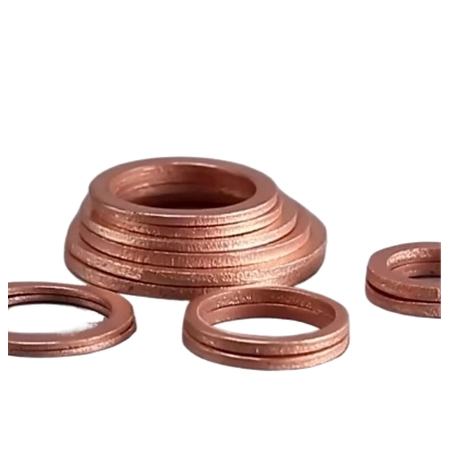 Miedziane podkładki płaskie | Miedziane podkładki płaskie M3-M10 do różnych pakietów uszczelniających i dystansowych(M6x18x2.0mm(20Pcs))