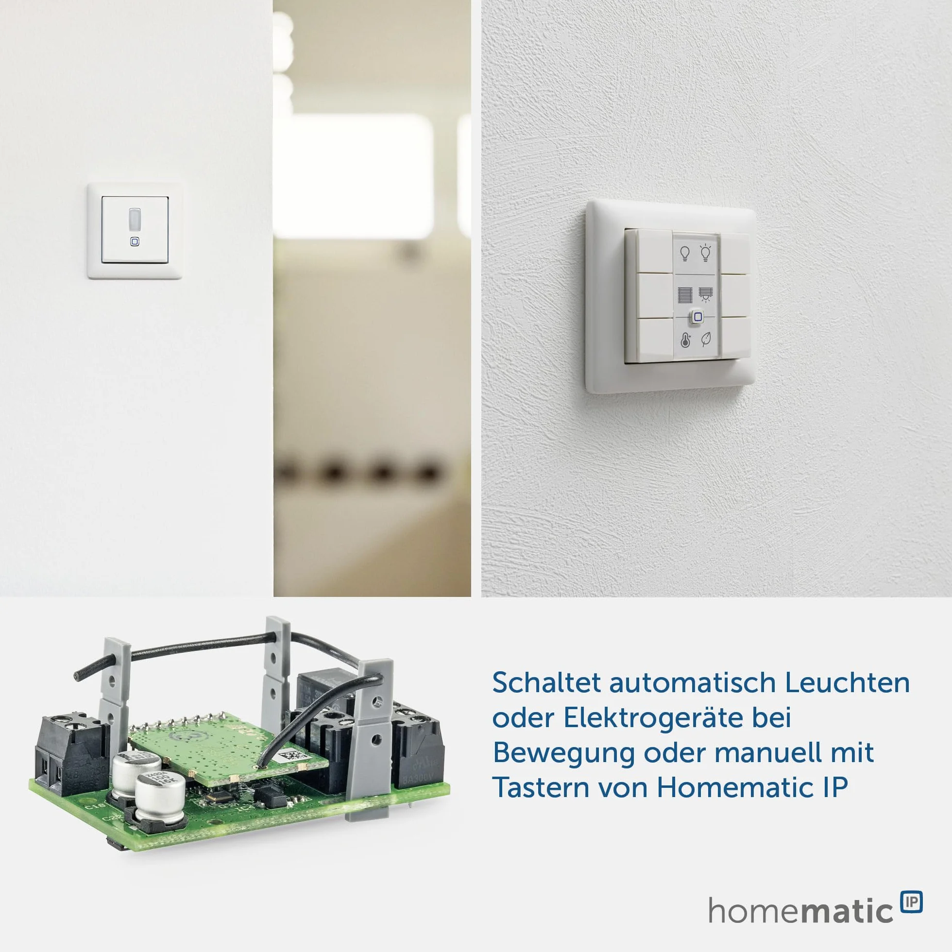Homematic IP Inteligentna płytka drukowana sterowanie urządzeniami światłami aplikacja 150776A0