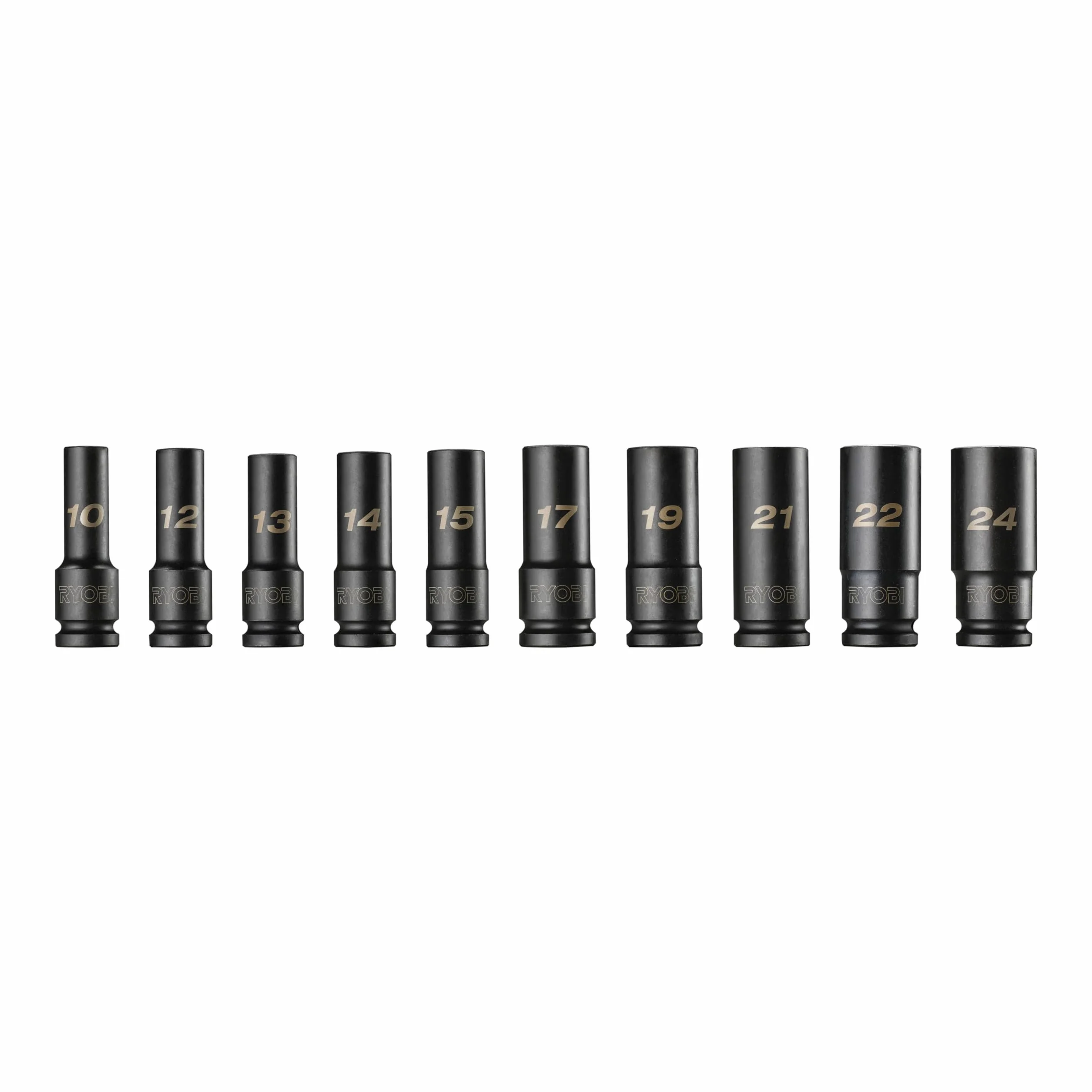 RYOBI Nasadki sześciokątne 1/2" 17 19 21 mm RHDIS10PC