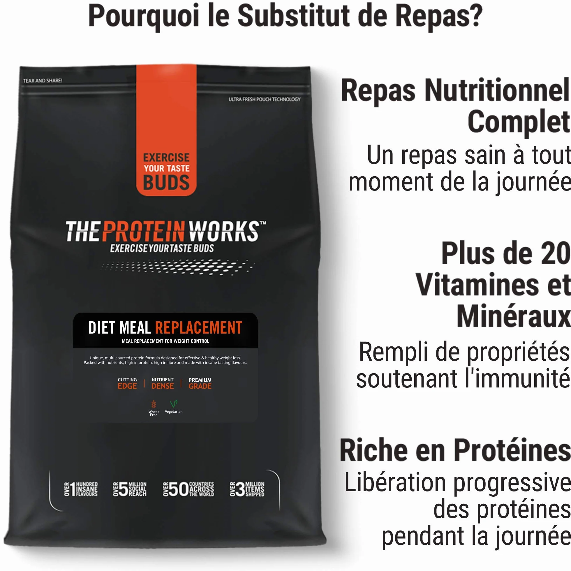 Protein Works Dietetyczny zamiennik posiłku Chocolate Silk 2kg