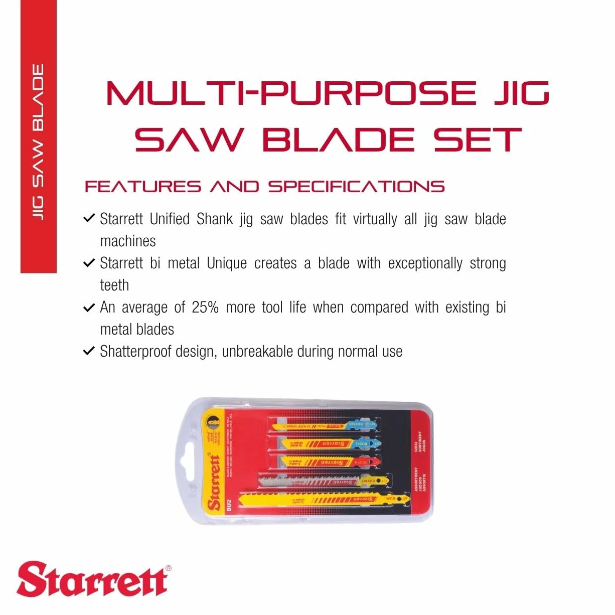 Starrett BU2 – BU2 – wielofunkcyjna otwornica do otwornic, wyrzynarka Multi