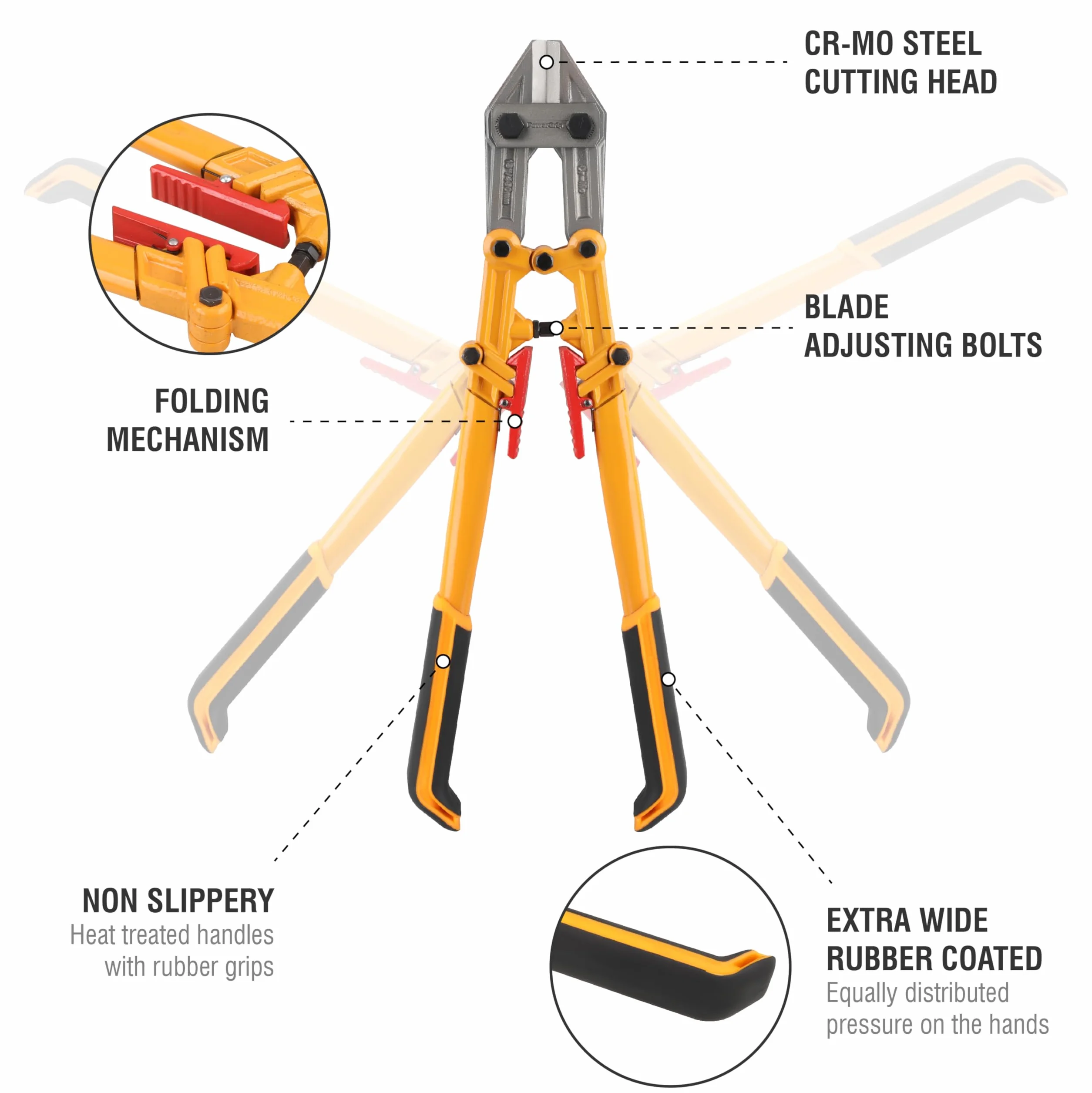 Olympia Tools Przecinak do śrub Power Grip, 39-118, 18 cali