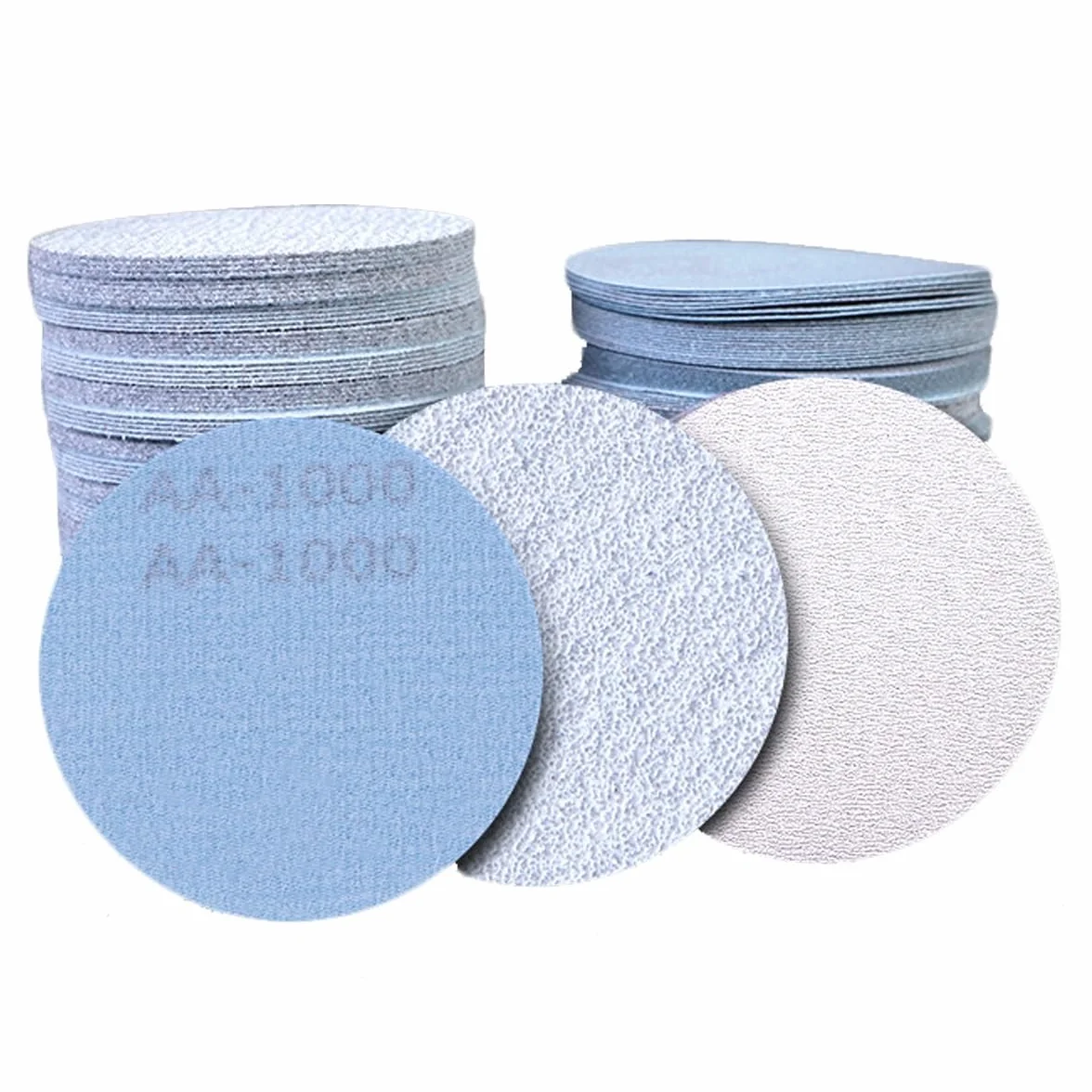 Zestaw 100 szt. tarcz szlifierskich - papier ścierny 3" 4" 5" 7" 9" z rzepem, 60-1000 ziaren do szlifowania na mokro i na sucho, idealny(180grit 5")