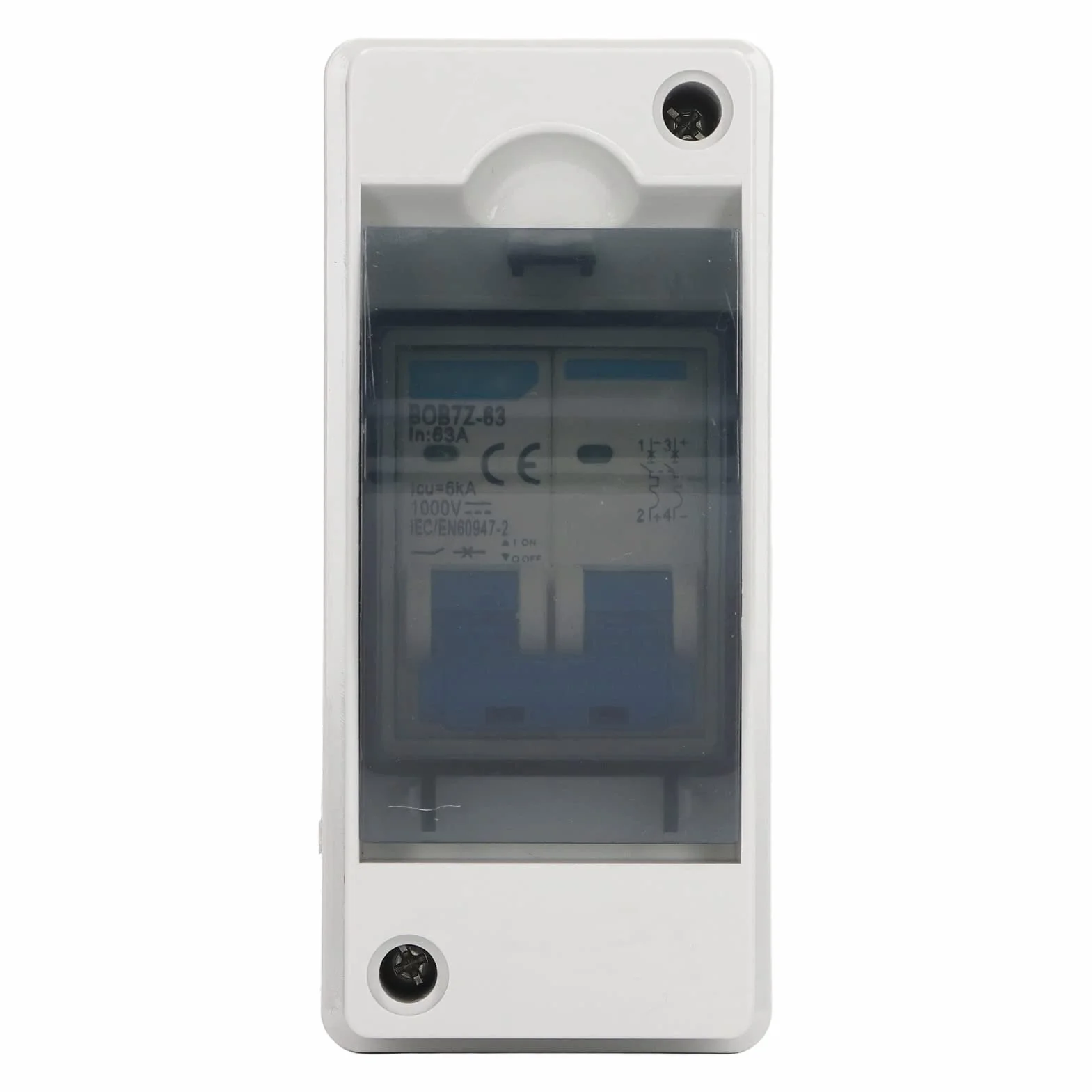 63A 1000V DC Rozłącznik, Miniaturowy Wyłącznik Instalacyjny PV DC z wodoodporną skrzynką rozdzielczą IP65, Rozłącznik Słoneczny do Paneli Słonecznych