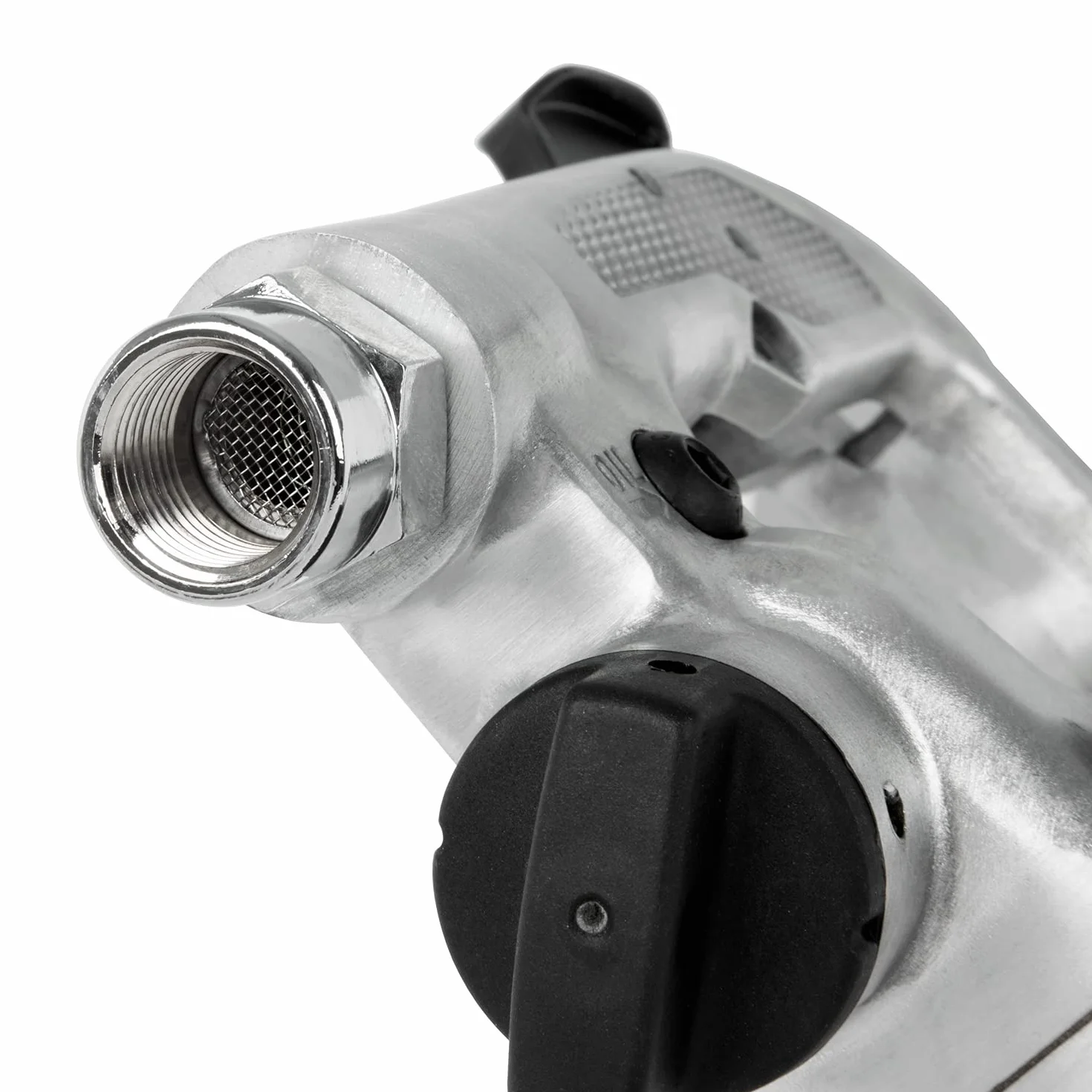 EBERTH Klucz Udarowy Pneumatyczny z gniazdem 1 cal i przyłączem sprężonego powietrza 1/2 cala, 1620 Nm, krótkie wrzeciono, wysokowydajny podwójny mechanizm udarowy, 3500 obr/min, 2 uchwyty