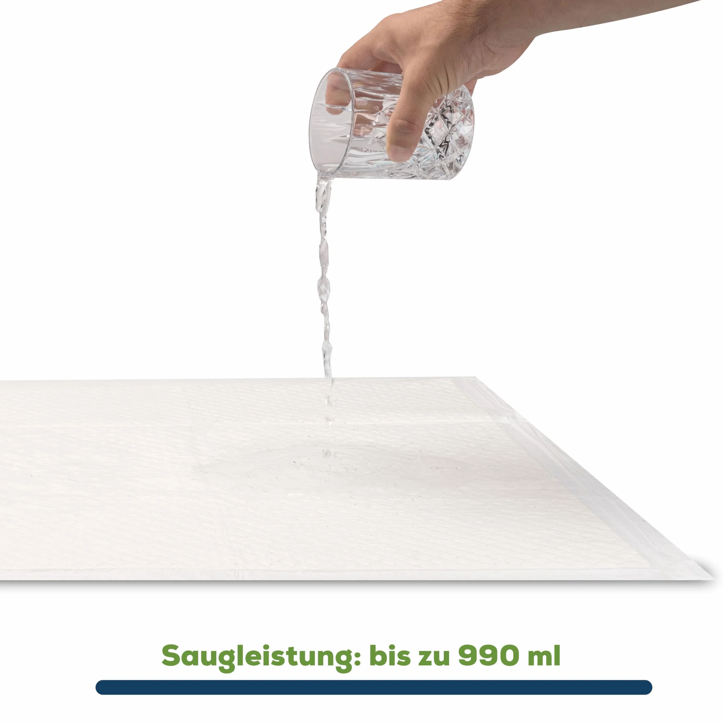 Sensalou Podkładki do inkontynencji 60 x 90 cm 50 sztuk chłonne jednorazowe ochraniacze łóżek