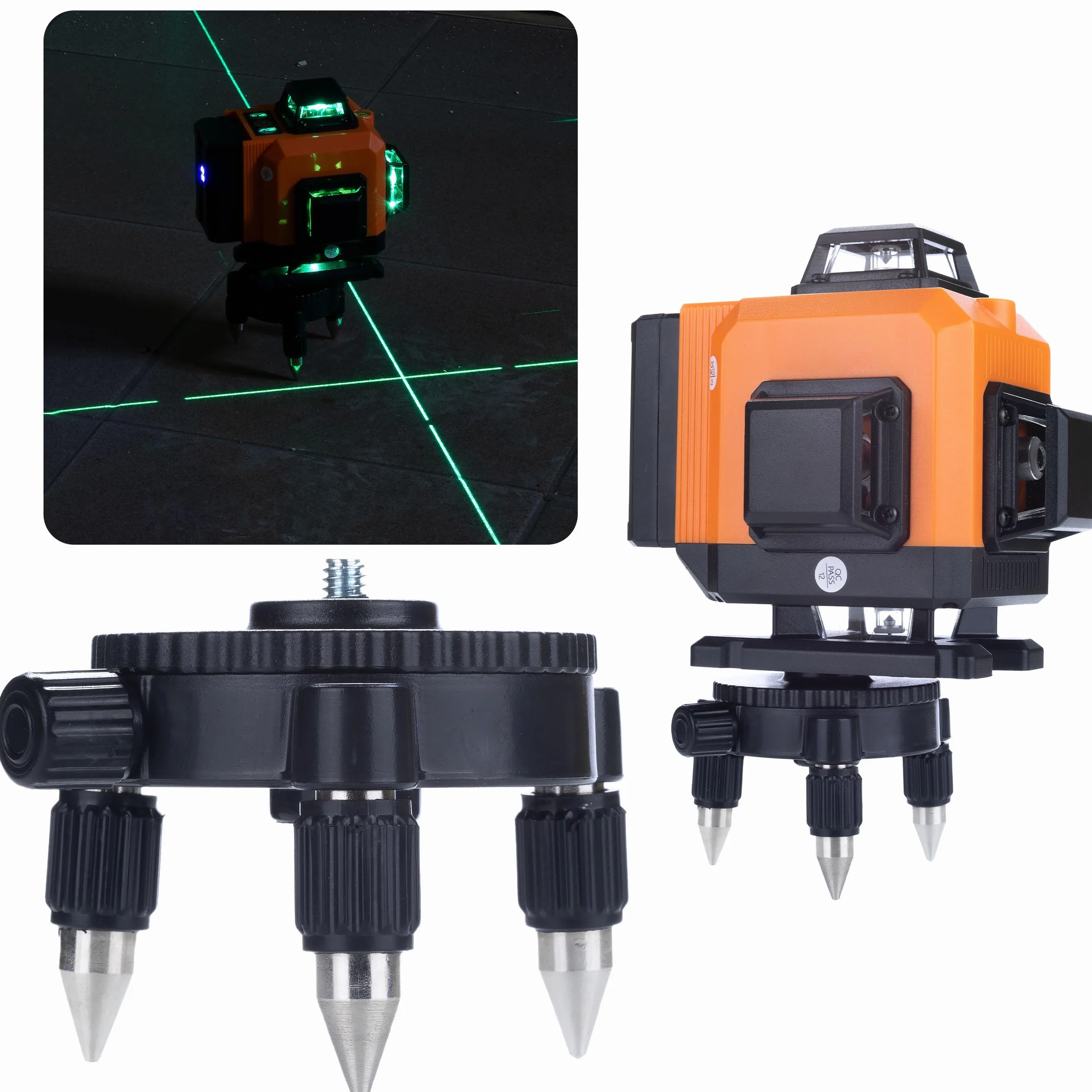 ZESTAW LASER KRZYŻOWY 360 STATYW ADAPTER SKOS OKULARY ROSFIX WALIZKA 3AKU
