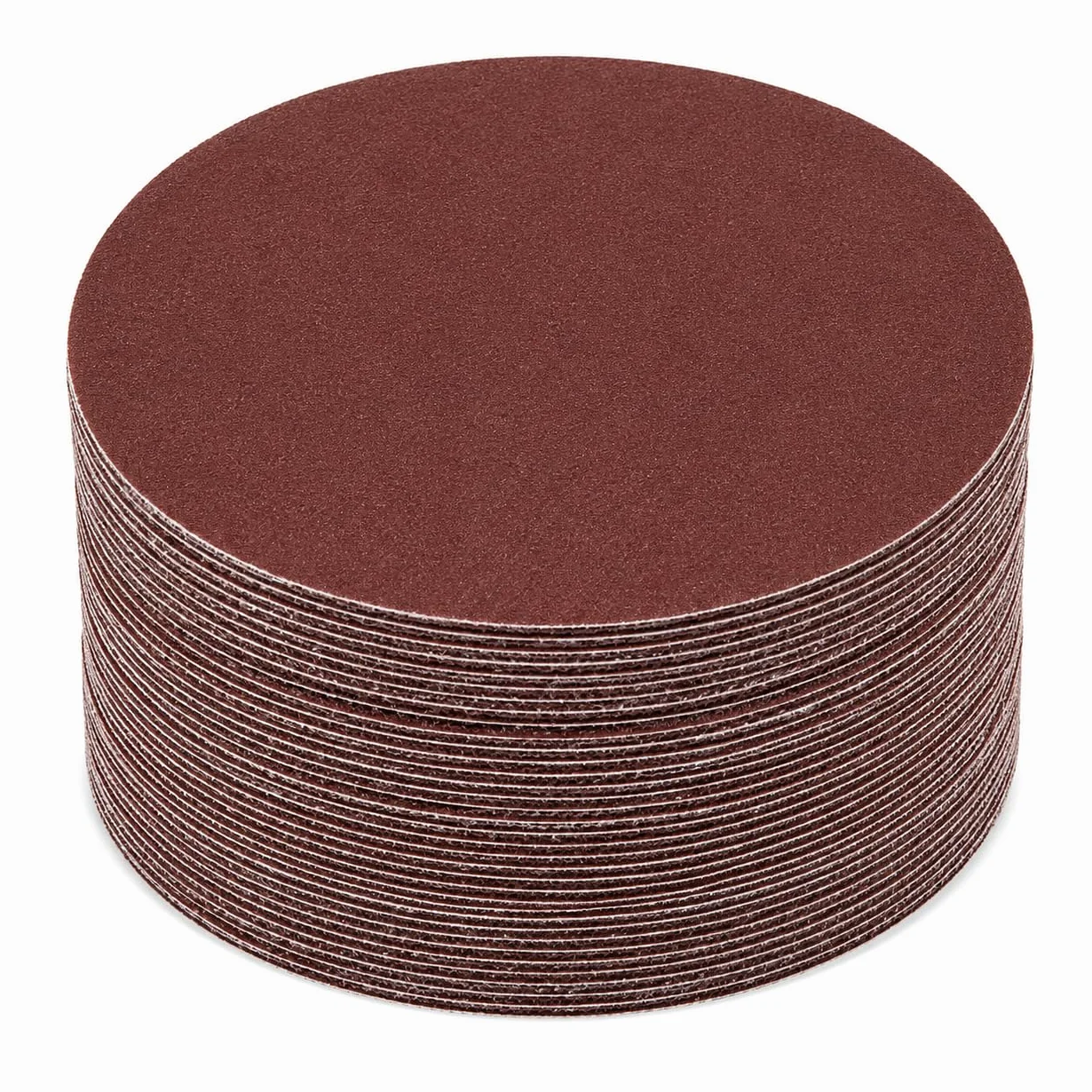 Krążki ścierne na rzep 125 mm WitLine papier ścierny do szlifierki zestaw 50 szt różne gradacje (50, P80)