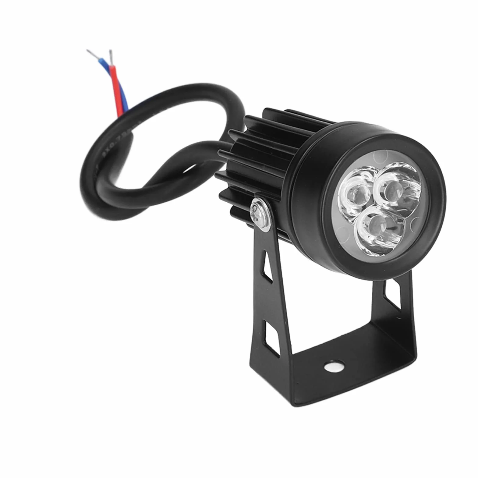 Reflektor Krajobrazowy LED 12 V, Wodoodporna Aluminiowa Zewnętrzna, Ciepła Biała ścieżkowa 3 W do Ogrodu i Podwórka