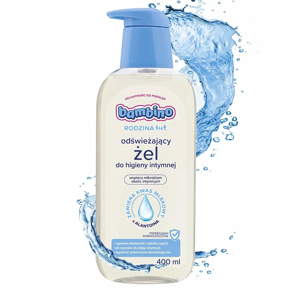 Bambino Odświeżający żel do higieny intymnej hiperdelikatny 400 ml