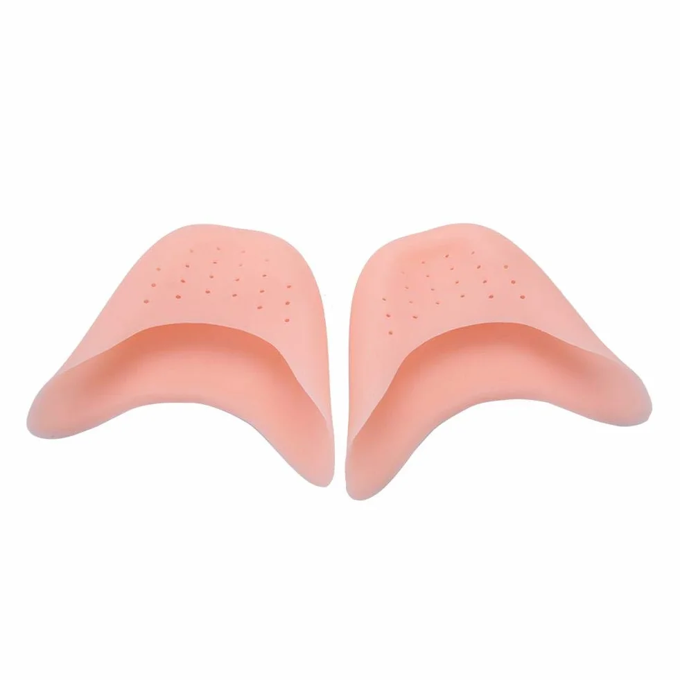 Ochraniacze na stopę Baletki, 1 Para Miękkie silikonowe Pointe Balet Taniec Dancing Shoes Toe Podkładki Protector pielęgnacja stóp Ballet Equipment (skóra Kolory)