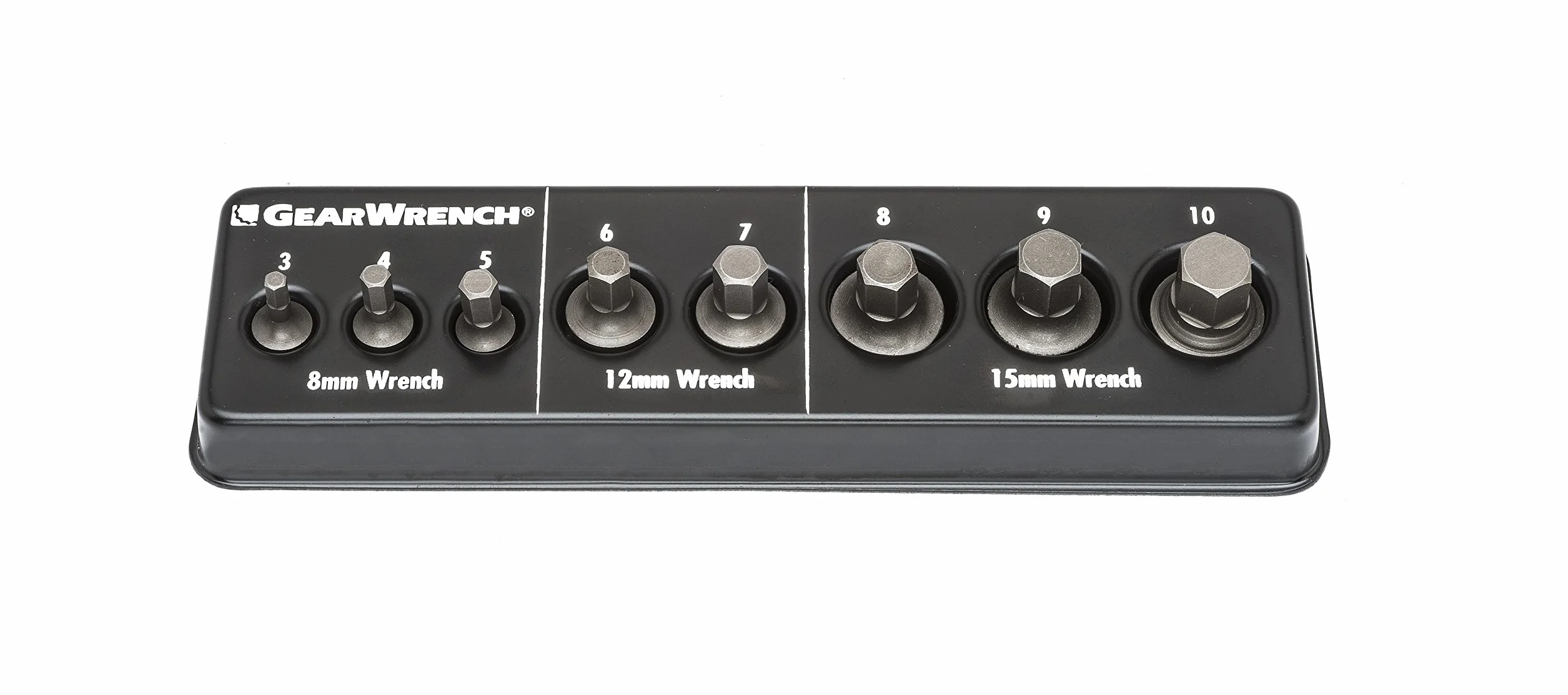 GearWrench 8 szt. metryczny zestaw bitów sześciokątnych do kluczy 6 i 12-punktowych - 81550