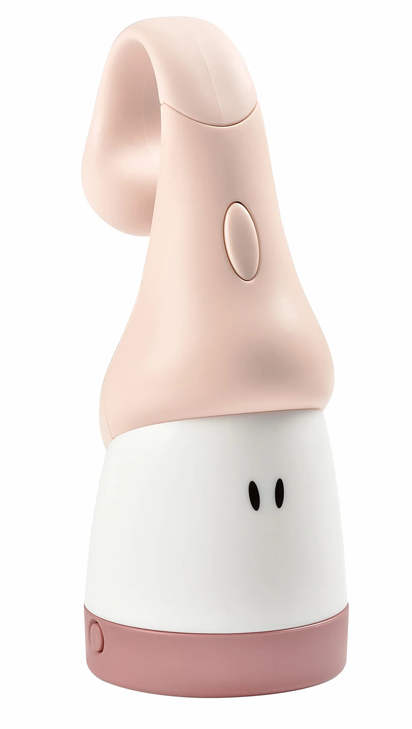 BÉABA, Lampka nocna dla dzieci/niemowlęcia, przenośna bezprzewodowa, Ewolucyjna w Latarkę, miękkie światło, ergonomiczna konstrukcja: Przyczepia się do uchwytów, łóżko z drążkiem, Długa żywotność baterii 90 godzin, Latarka Pixie, różowa drażetka