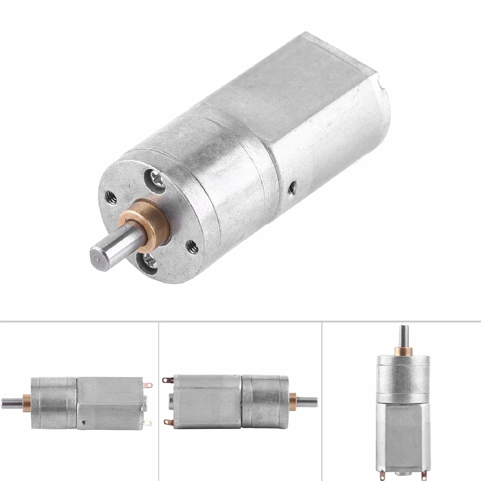 DC 12V Gear Reversible High Torque Reduction Electric Motor 15~200 RPM Średnica zewnętrzna 20 MM (12V 200RPM)