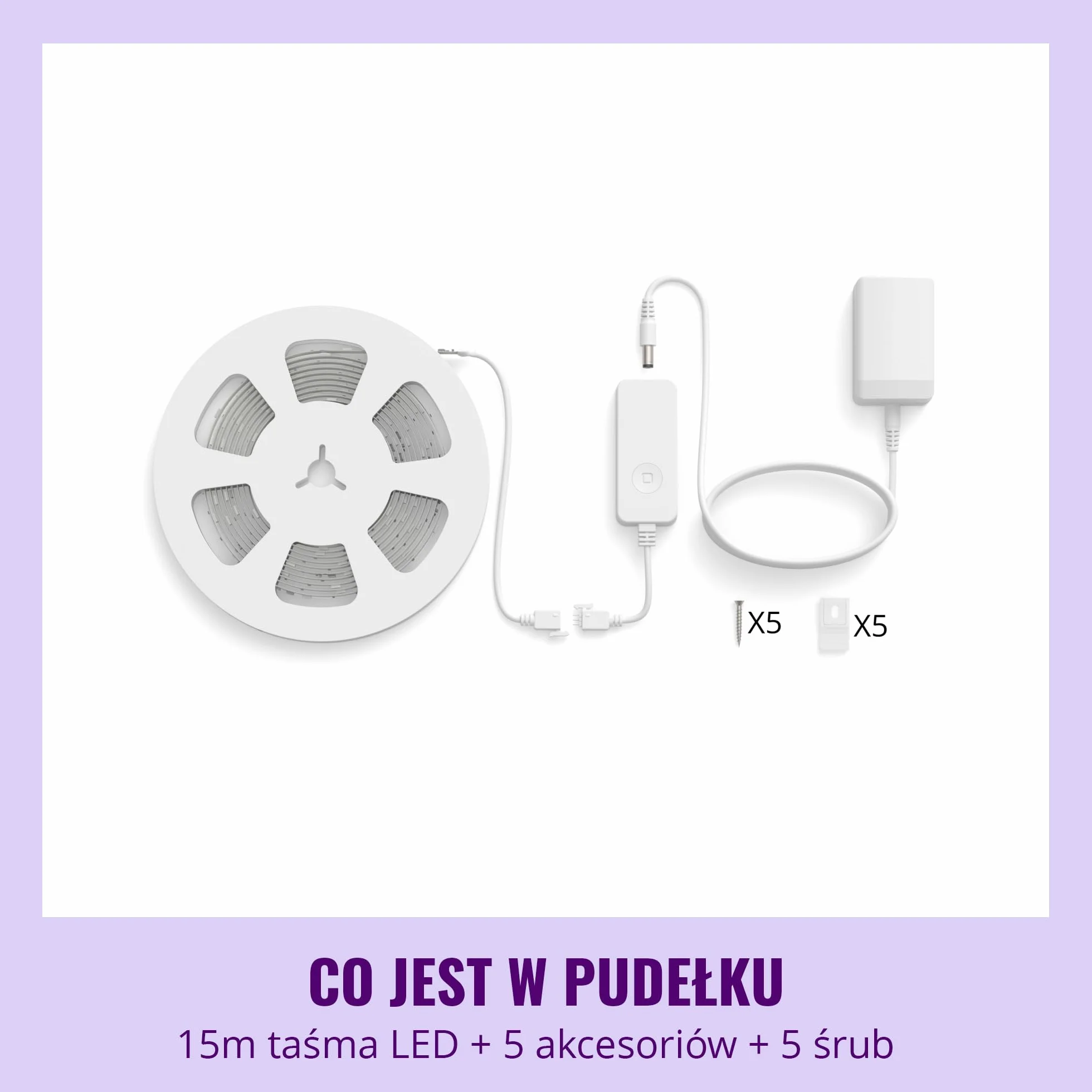 WiZ RGB LED strip 15m Type-C