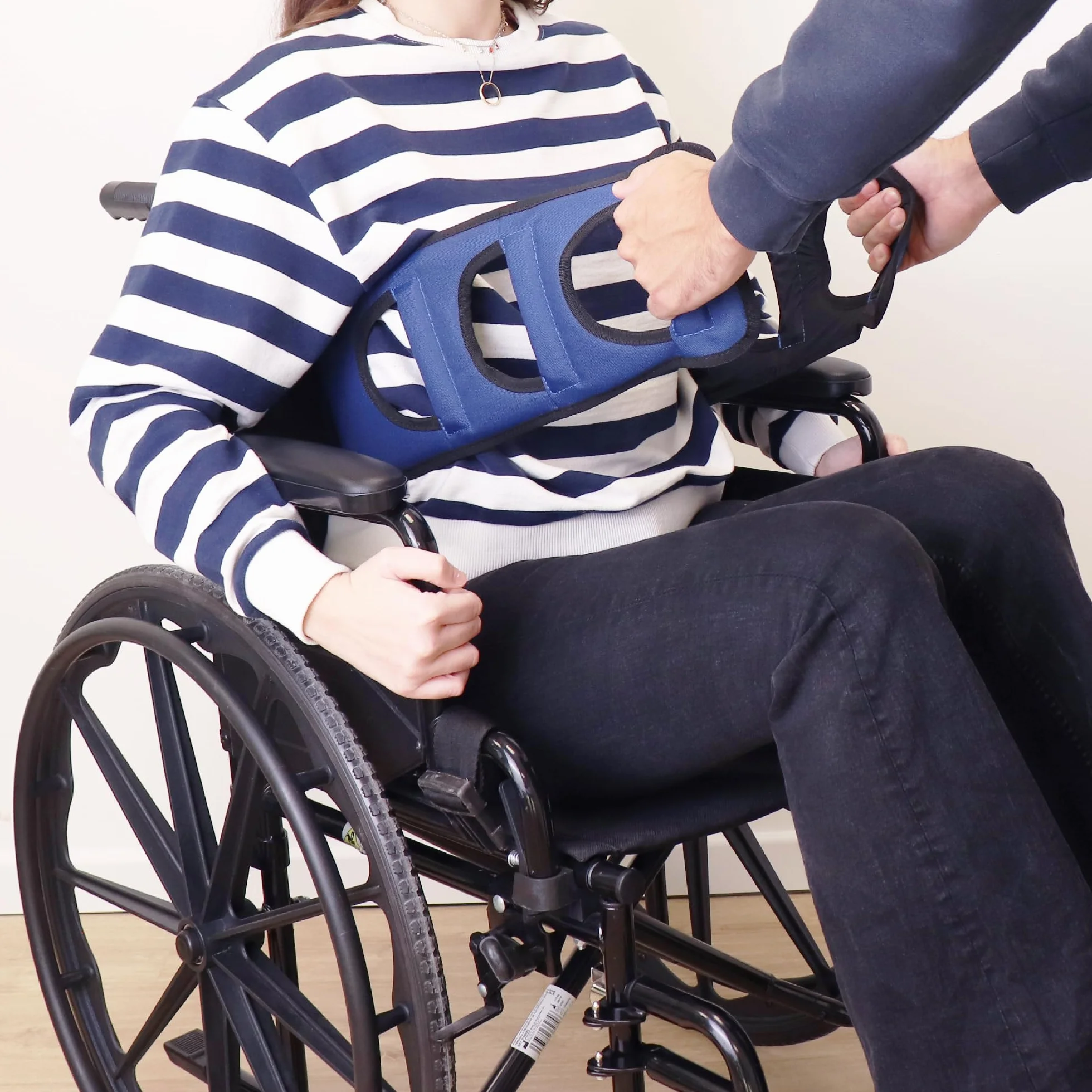 PEPE Mobility Pas transferowy dla osób starszych i pacjentów, ergonomiczne uchwyty, wsparcie techniczne o ograniczonej mobilności dla dorosłych