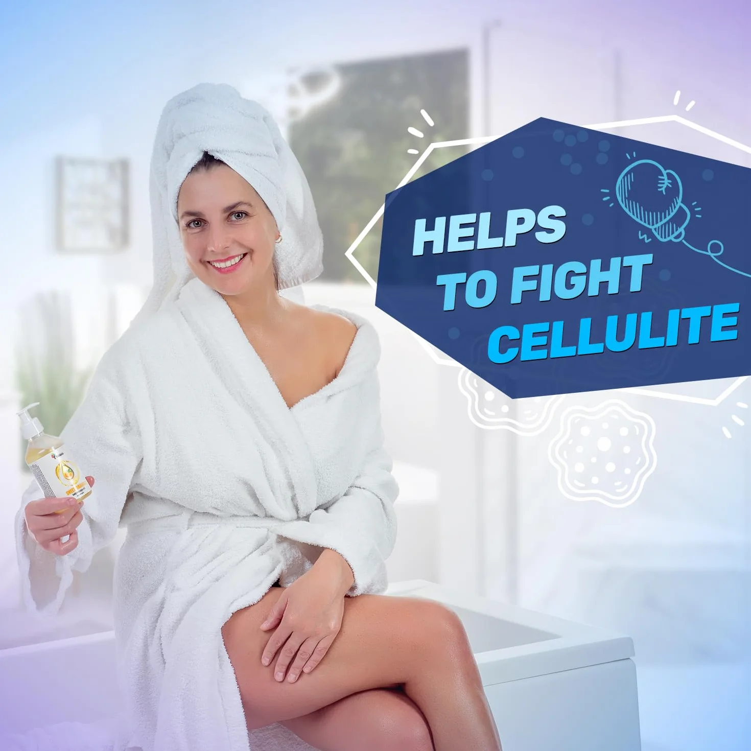 Verana Olejek do Masażu Słodka Pomarańcza 1L Naturalny do Ciała Anty Cellulitowy