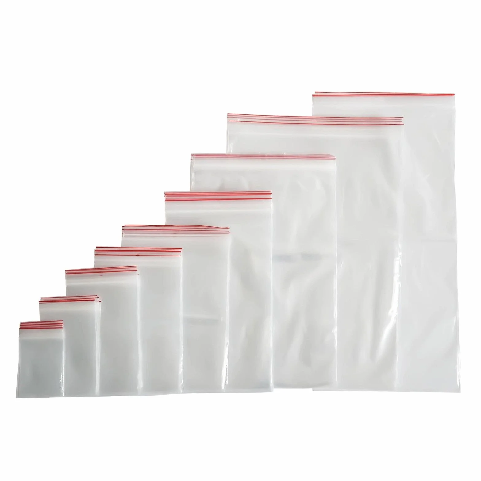 100 szt. PE torebki strunowe 10 x 15 cm z zamkiem błyskawicznym torebki z szybkim zamknięciem (40 wariantów)