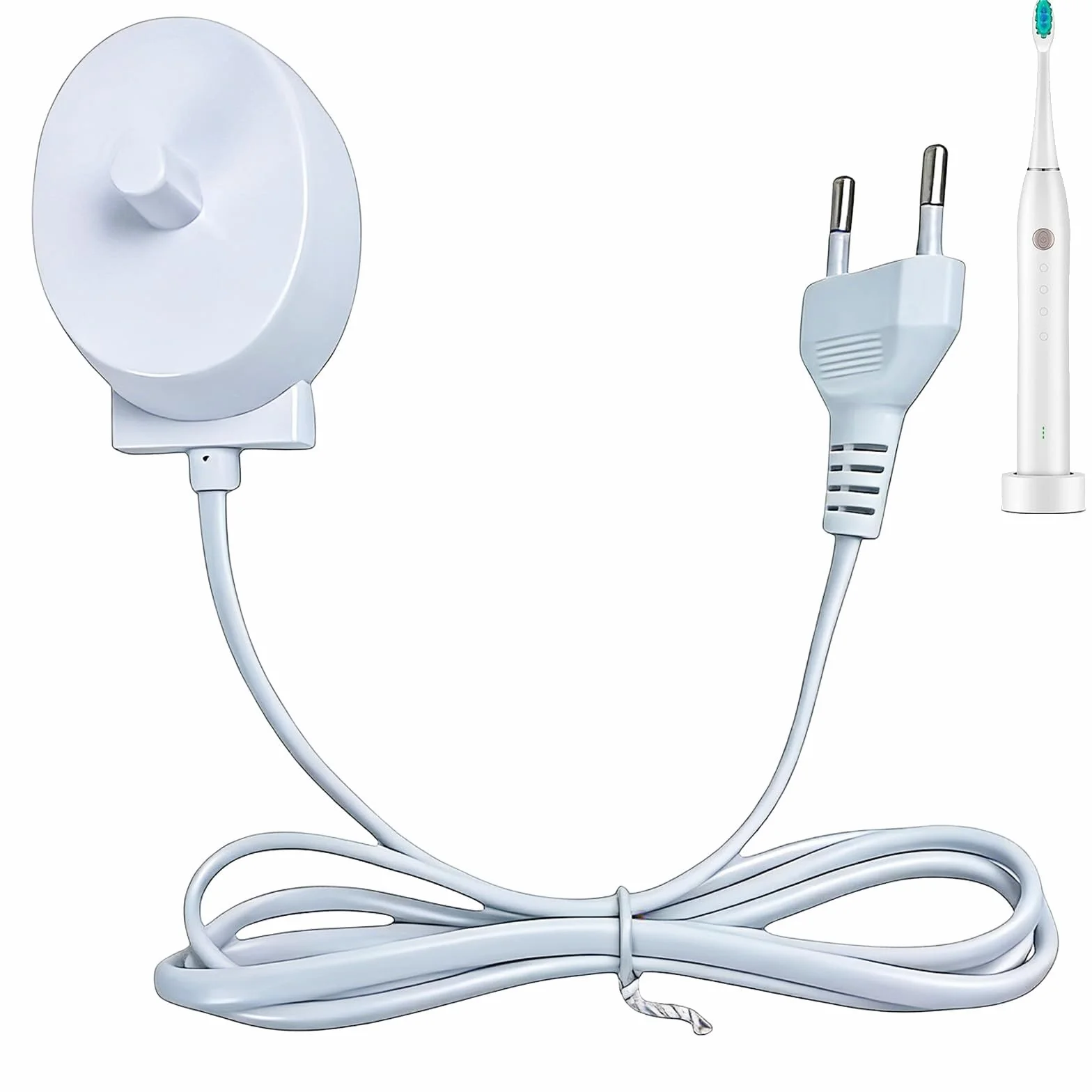 Wodoodporna indukcyjna ładowarka do szczoteczki do zębów Oral-B Braun - zamiennik kompatybilny z Pro/Vitality/Smart/Genius/IO - kompaktowy i przenośny do podróży - Uniwersalne napięcie 220-240 V