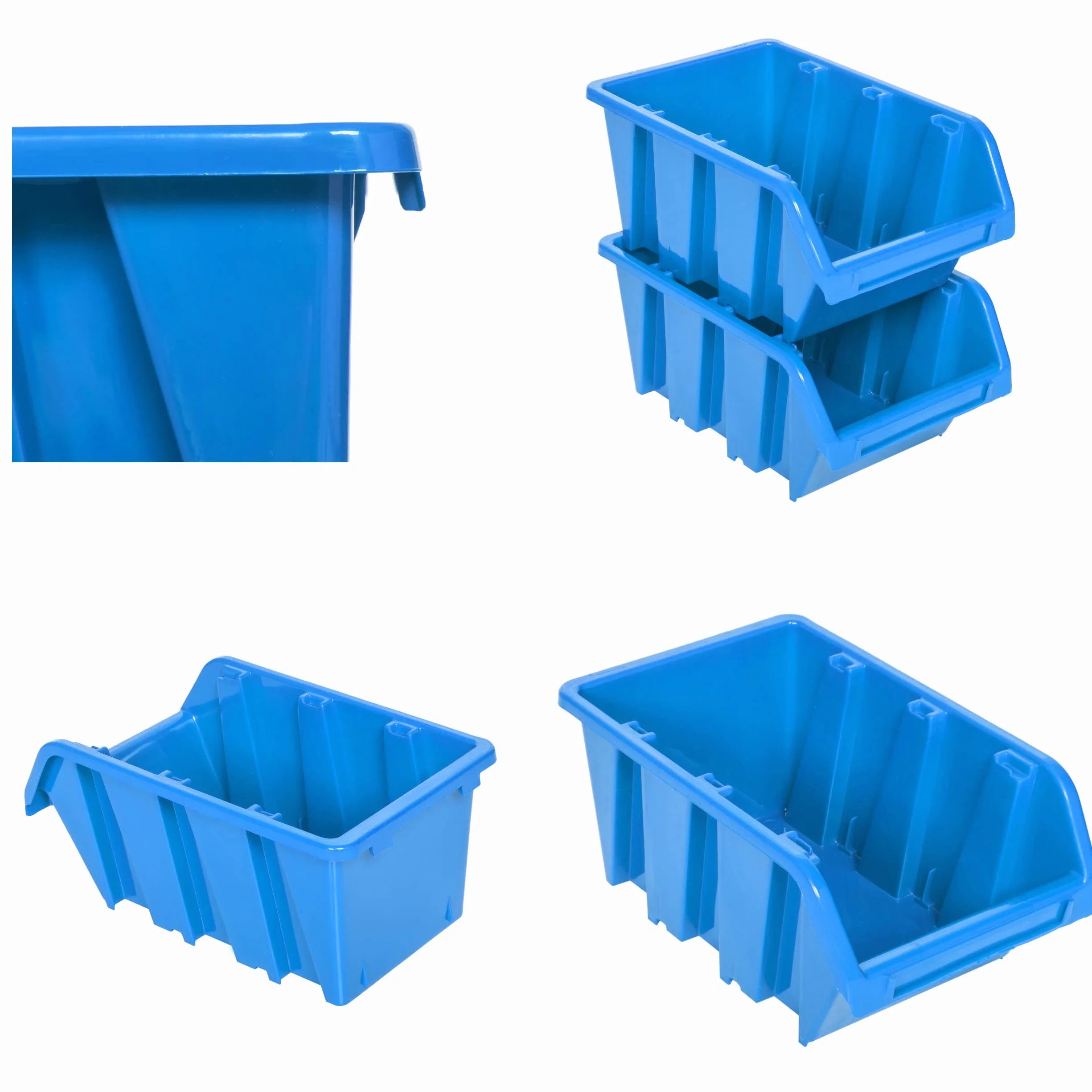 System magazynowy regał ścienny 173 x 78 cm, uchwyty na narzędzia, 50 szt. Pudełka do układania regał magazynowy skrzynki magazynowe, bardzo mocne płyty ścienne, regał z możliwością rozszerzenia, regał warsztatowy, regał magazynowy, regał ścienny warsztat