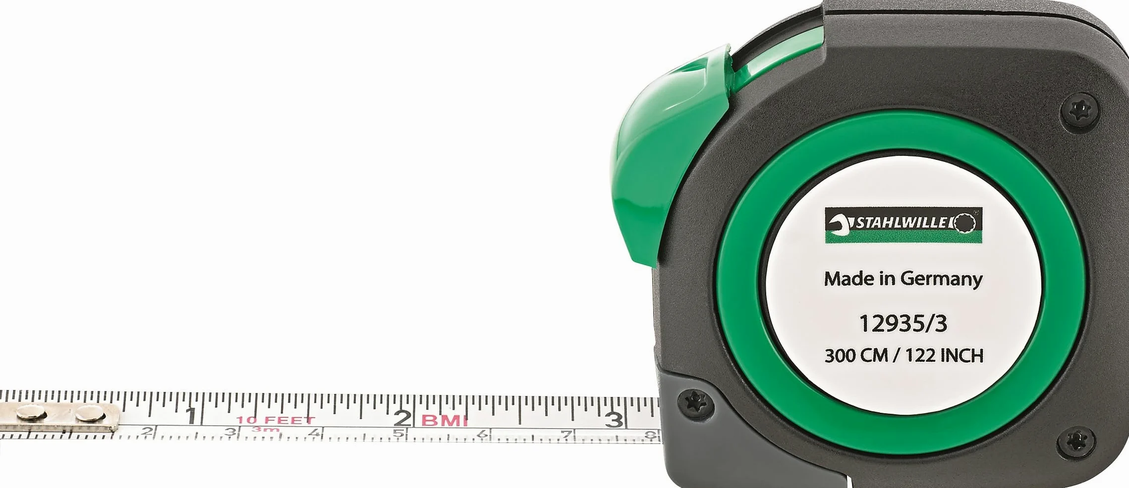 Stahlwille 77040010 12935 taśma miernicza z zamkiem, rozmiar 3, długość 3 m, opakowanie 10 szt.